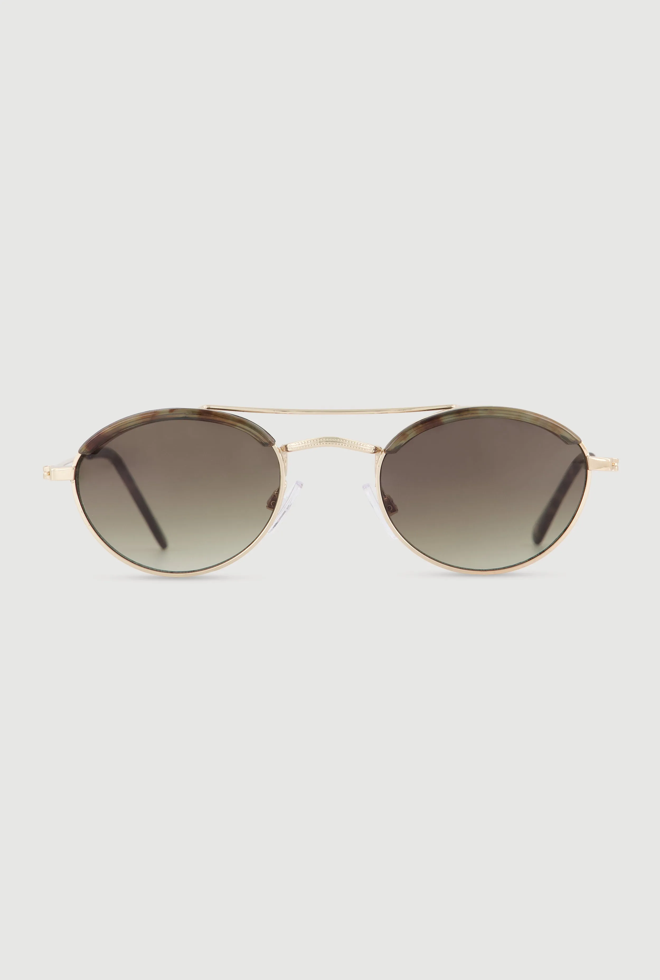 Metallic Rim Aviator Sunglasses sold by Rainbow