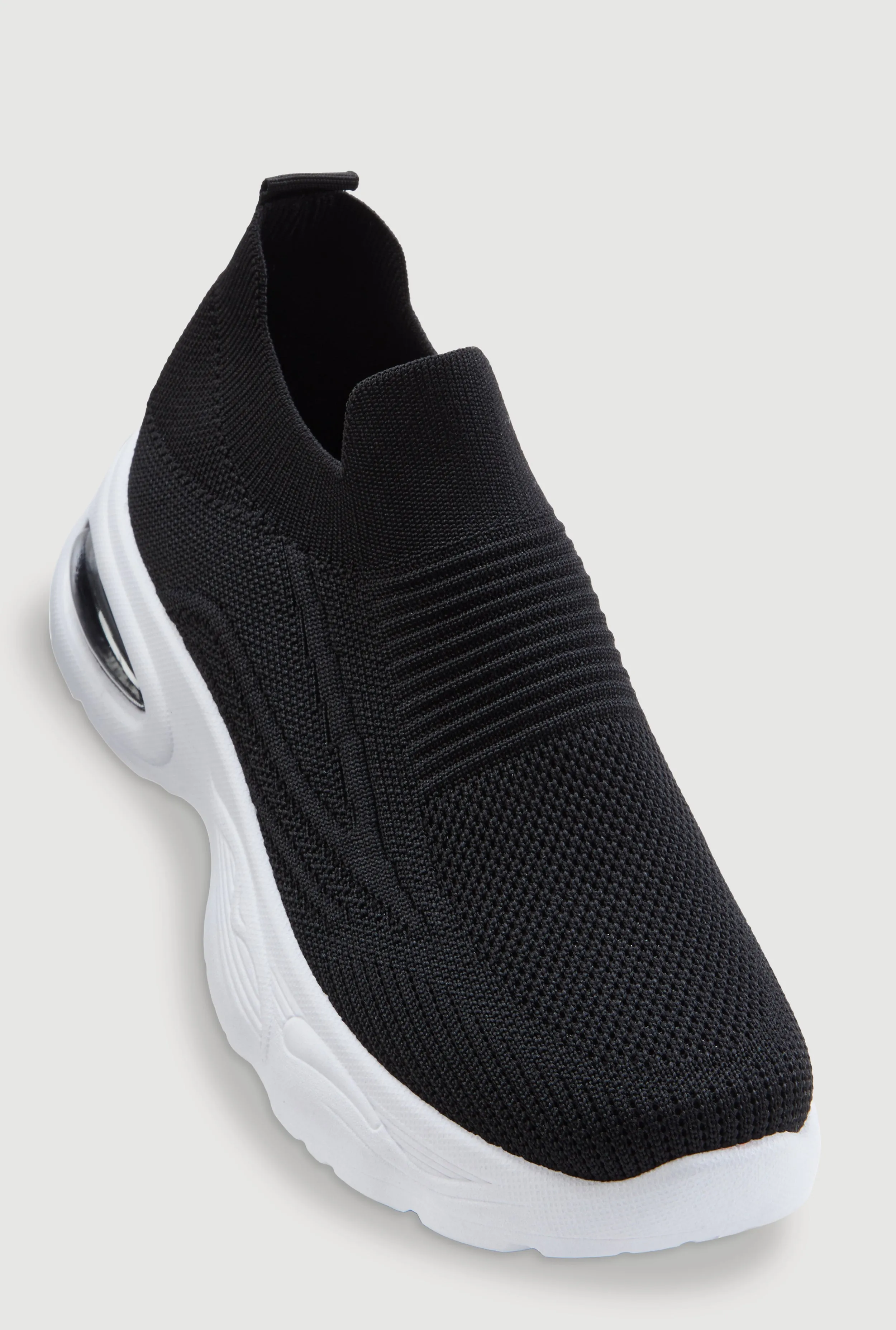 Textured Knit Slip On Sneakers sold by Rainbow
