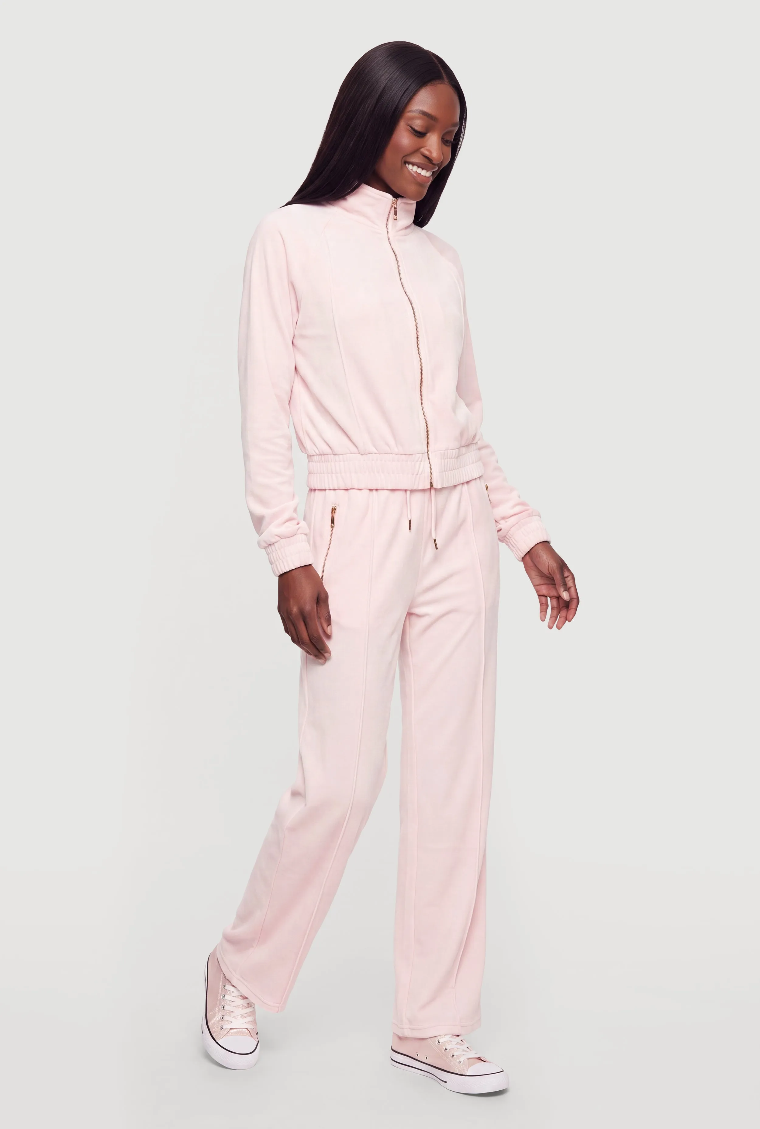 Zip Pocket Velour Pants sold by Rainbow product image thumbnail 2