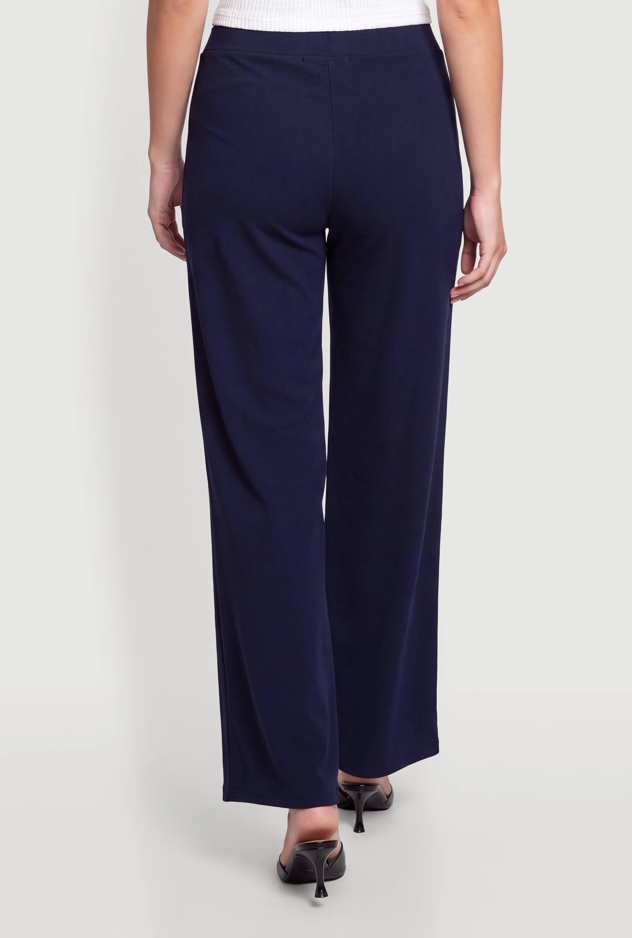 Pull On High Waisted Wide Leg Pants sold by Rainbow product image thumbnail 5