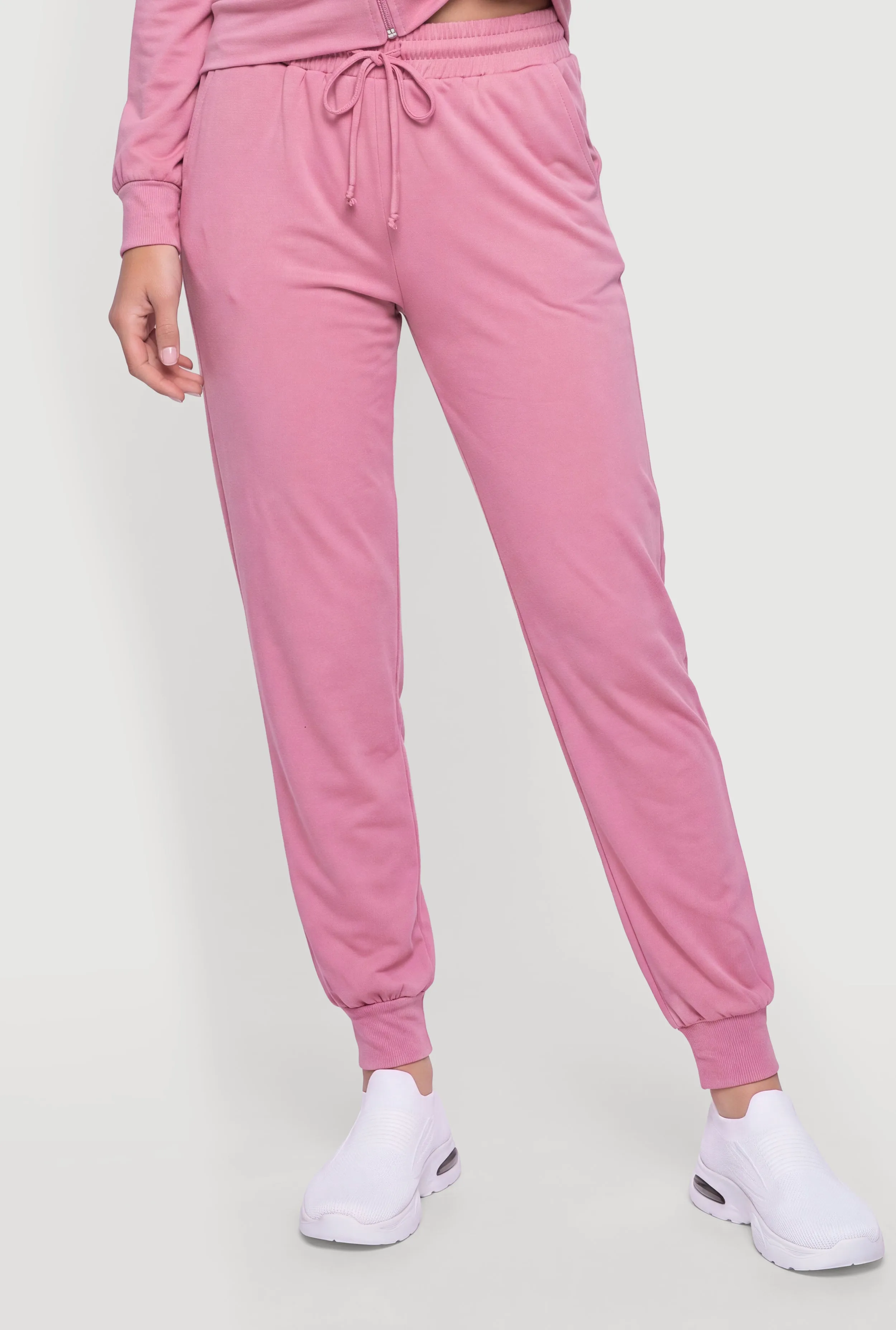 Mid Rise Drawstring Waist Joggers sold by Rainbow product image thumbnail 3