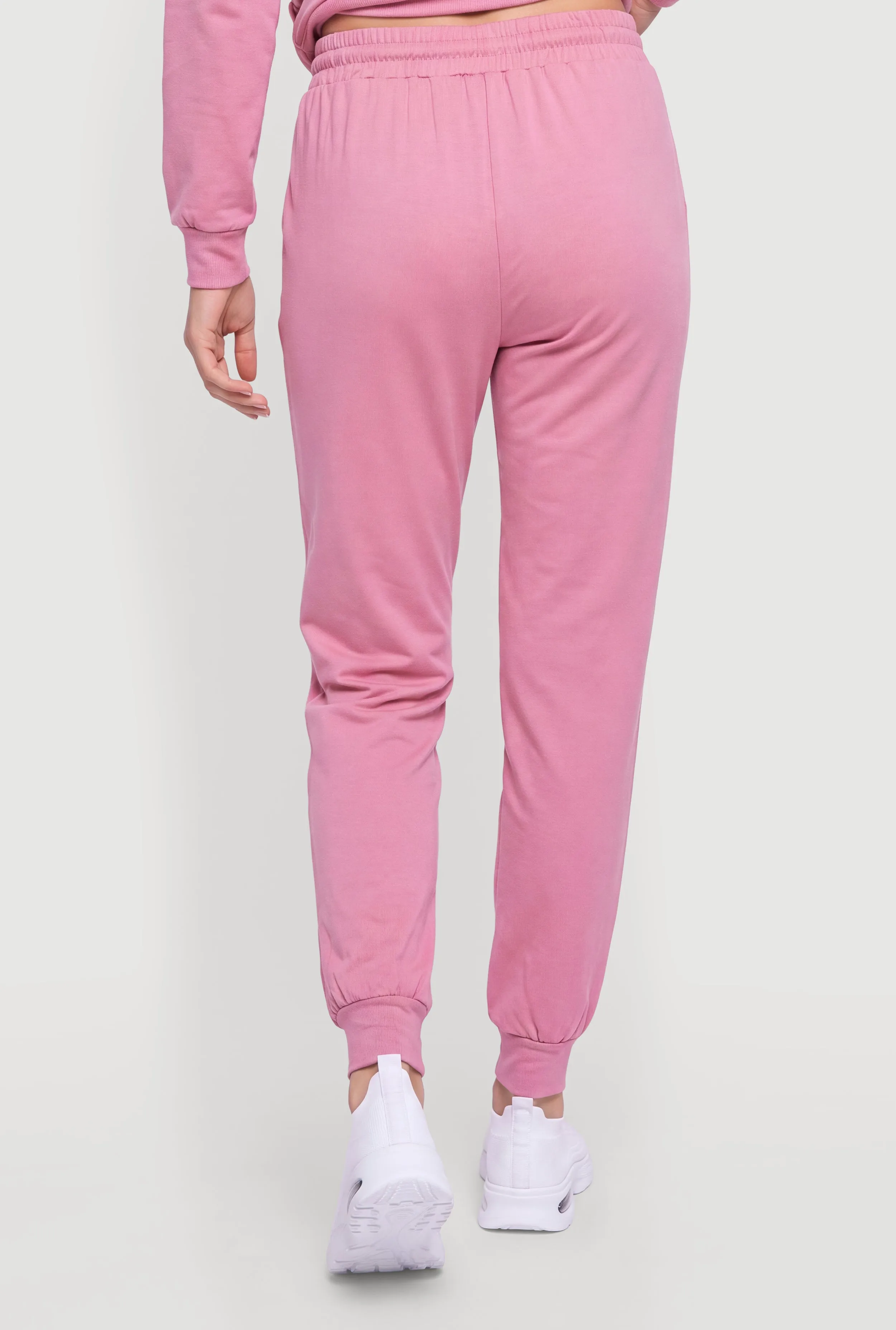 Mid Rise Drawstring Waist Joggers sold by Rainbow product image thumbnail 5