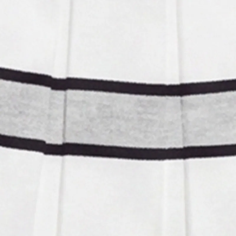 Striped Pleated Mini Skirt with Shorts Lining sold by Rainbow product image thumbnail 4