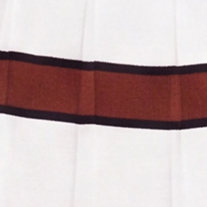 Striped Pleated Mini Skirt with Shorts Lining sold by Rainbow product image thumbnail 4
