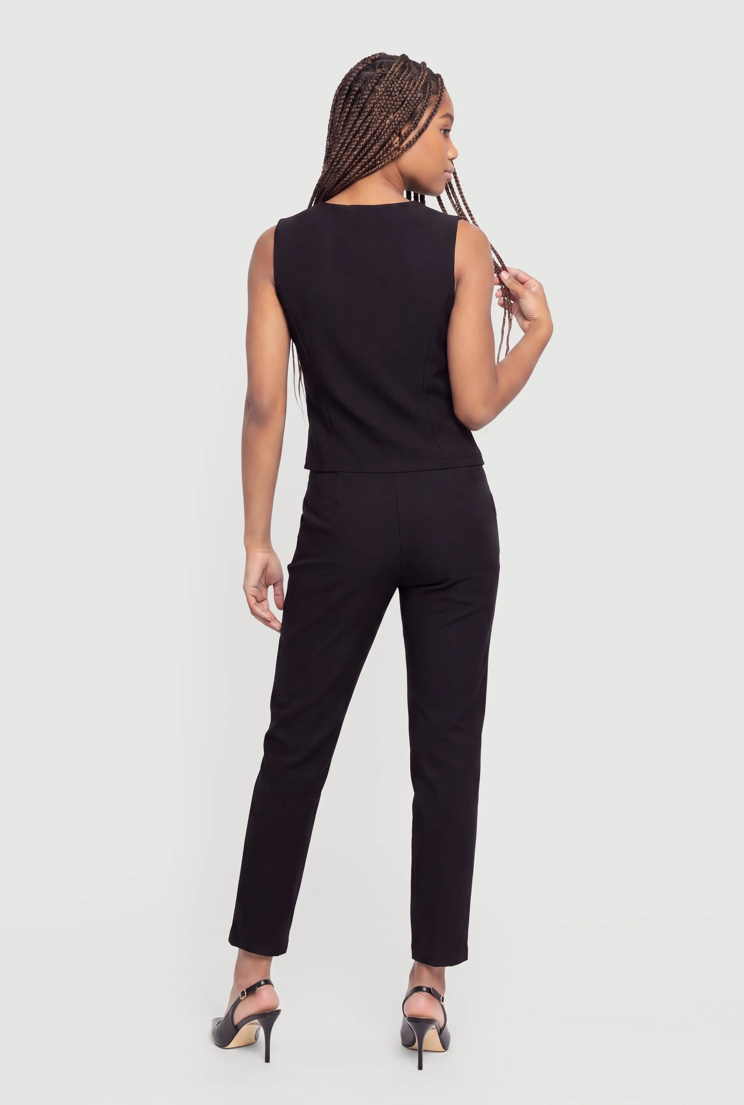 Button Front Blazer Vest and Dress Pants sold by Rainbow product image thumbnail 3
