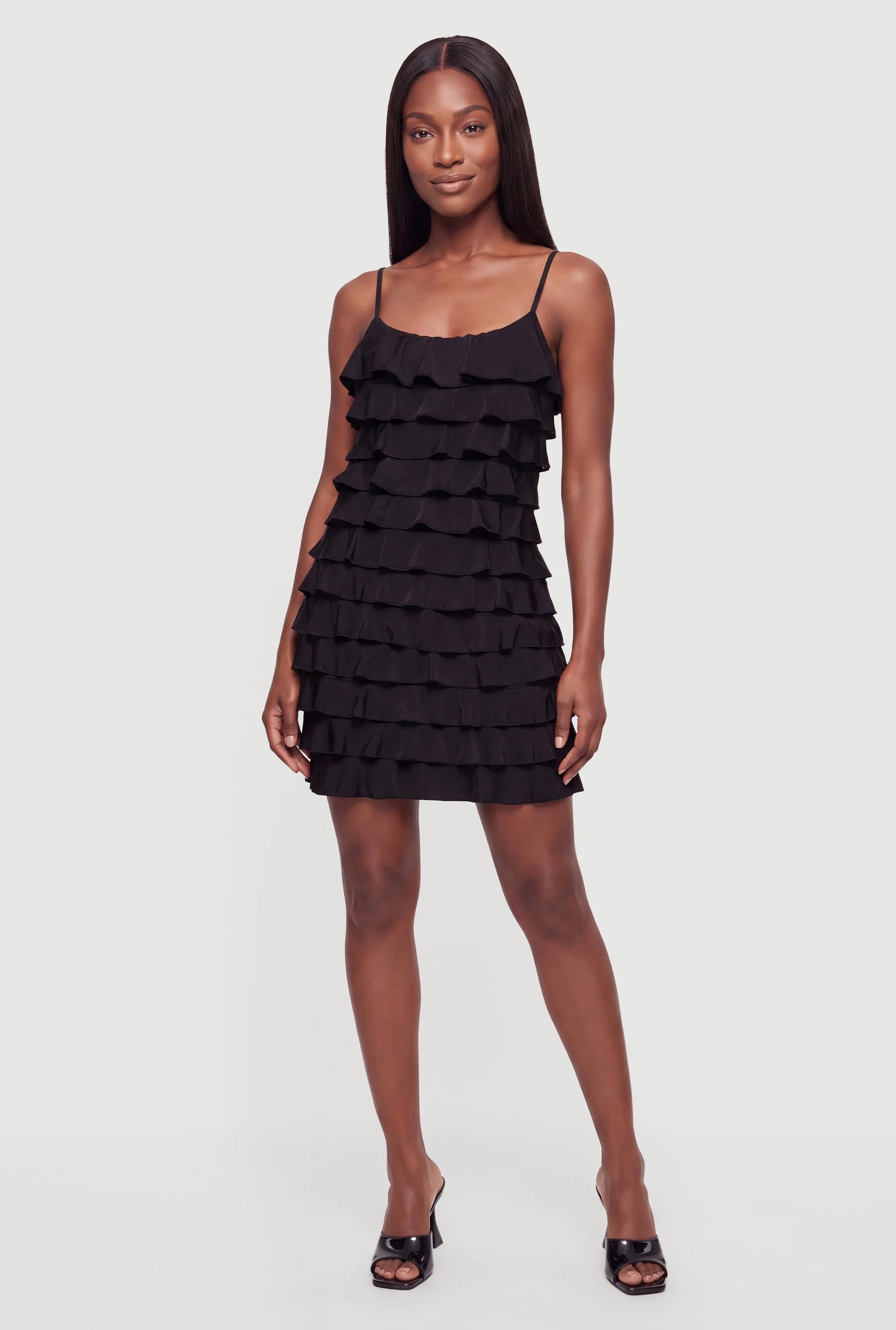 Ruffle Tiered Cami Dress sold by Rainbow product image thumbnail 2