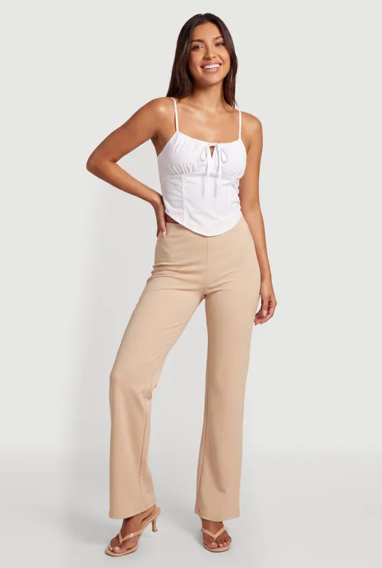 Pull On Bootcut Pants made by Ambiance