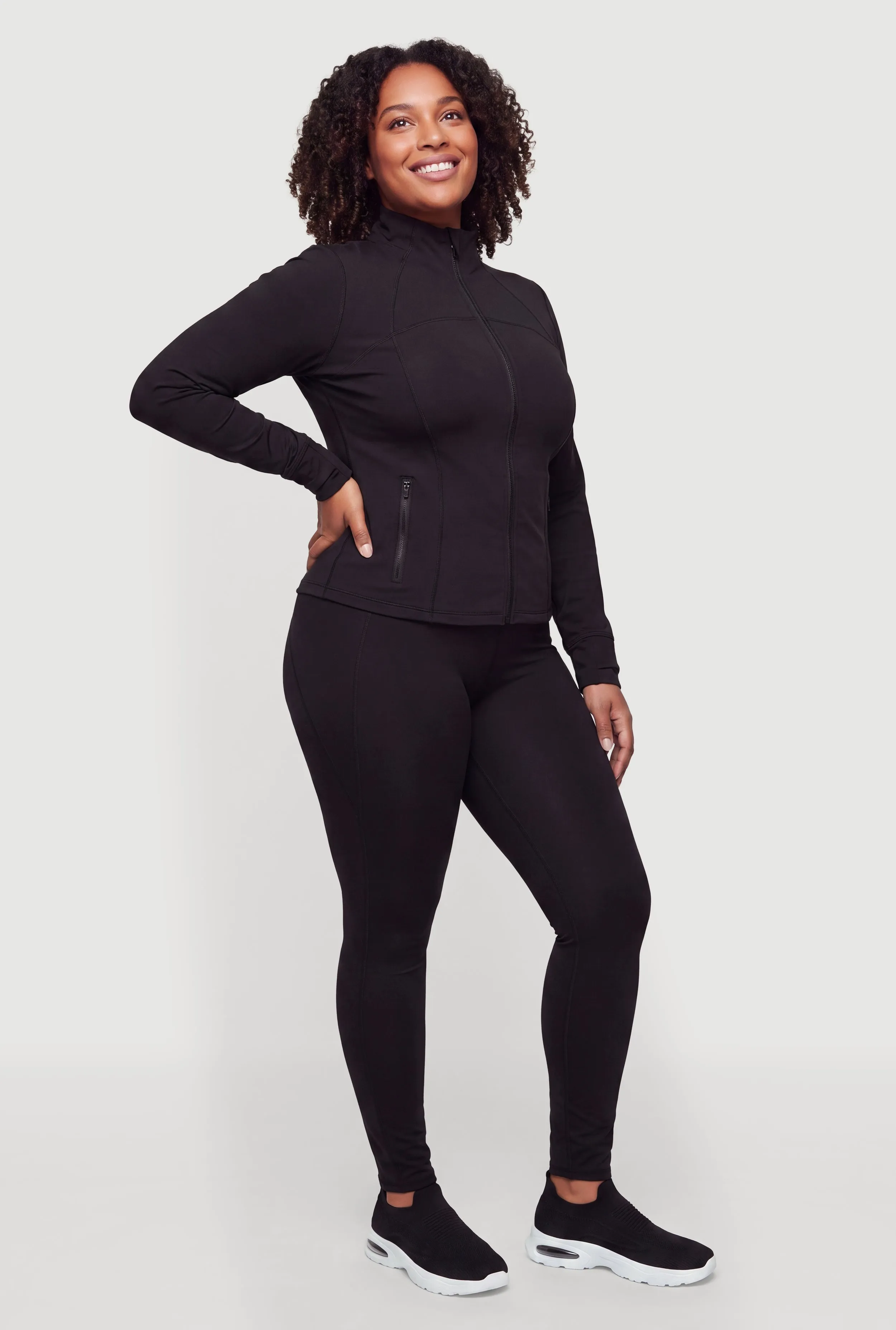 Plus Size High Waist Active Leggings sold by Rainbow product image thumbnail 2