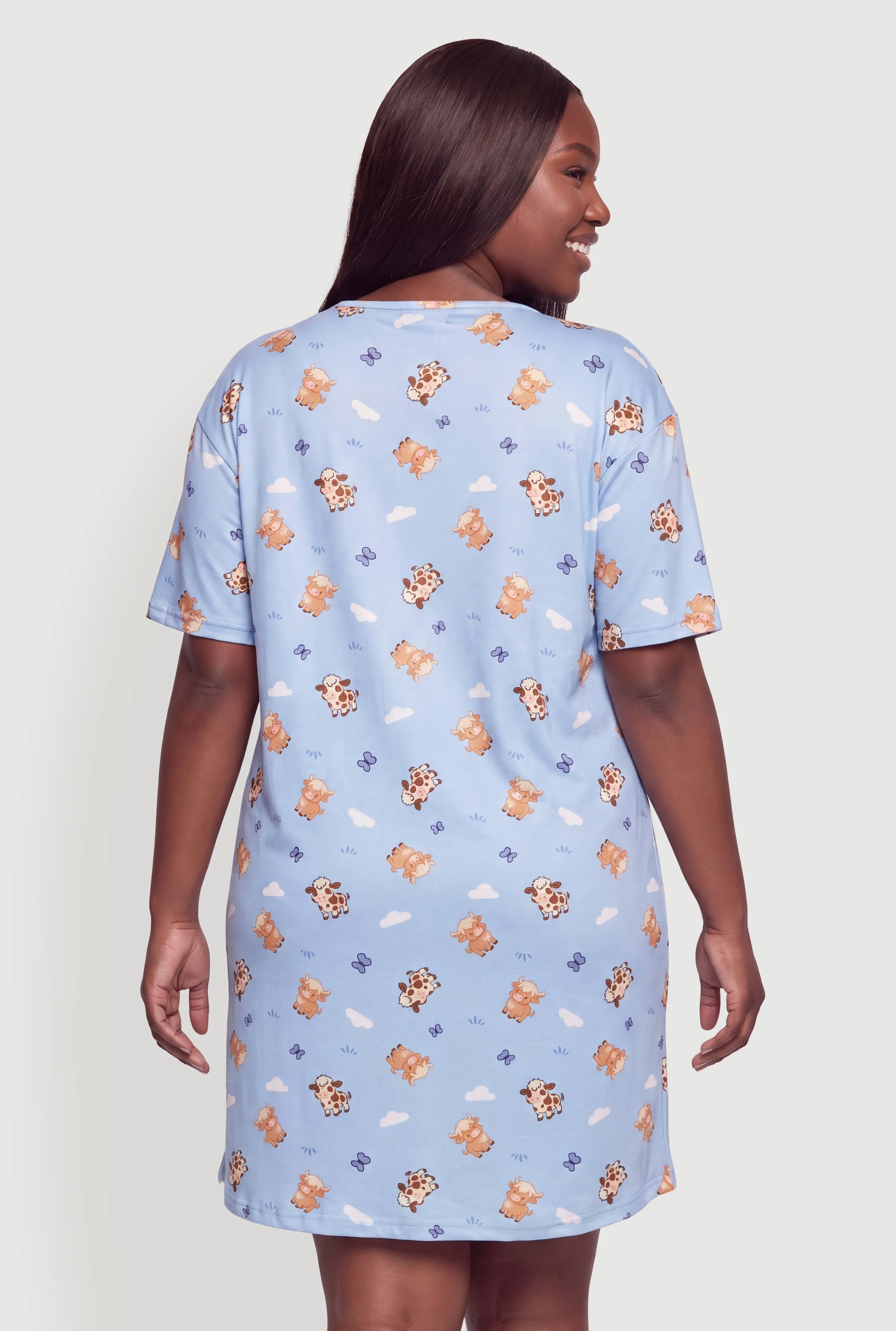Plus Size You Are My Moo Graphic Sleepshirt sold by Rainbow product image thumbnail 2