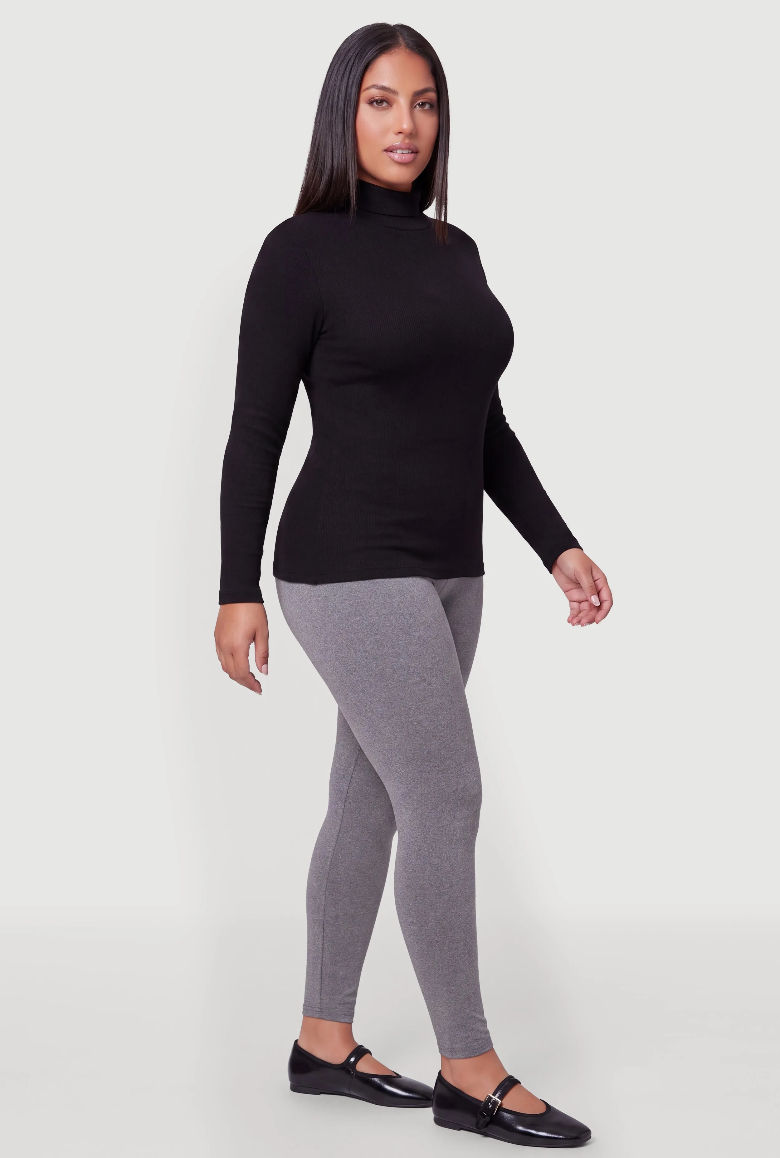 Plus Size Fleece Lined Leggings sold by Rainbow product image thumbnail 2