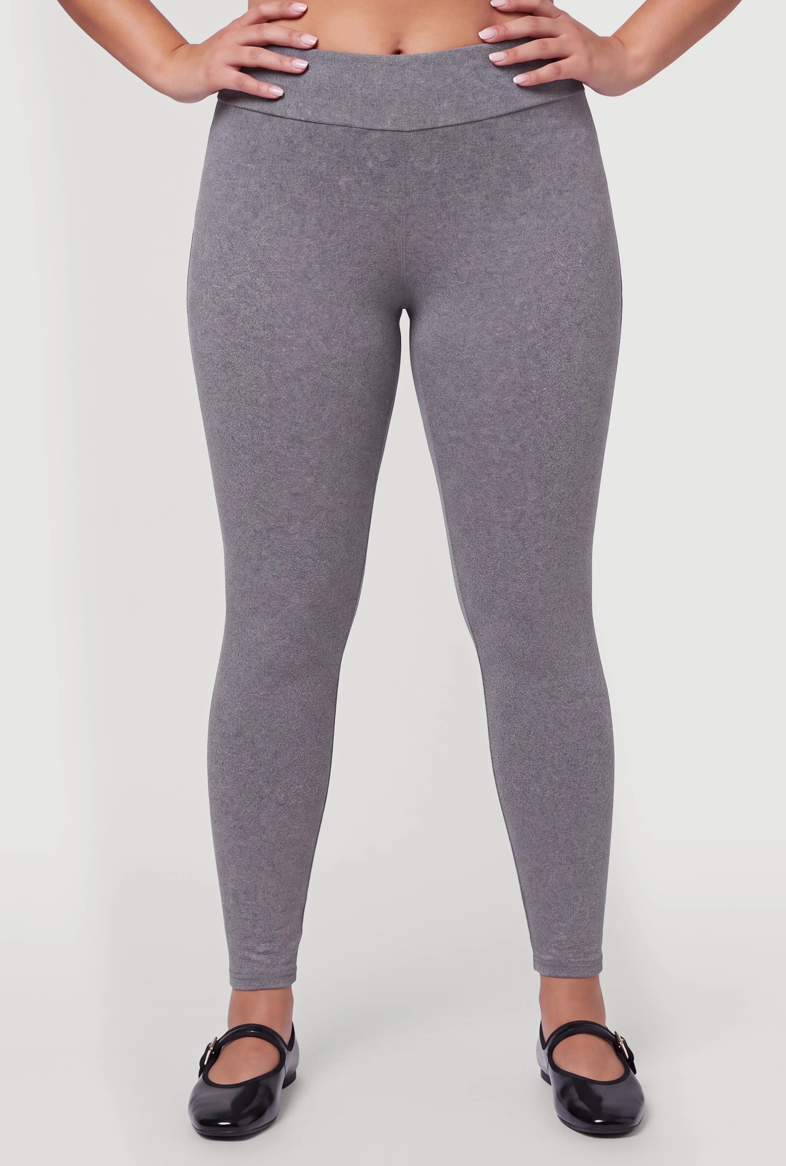 Plus Size Fleece Lined Leggings sold by Rainbow product image thumbnail 3