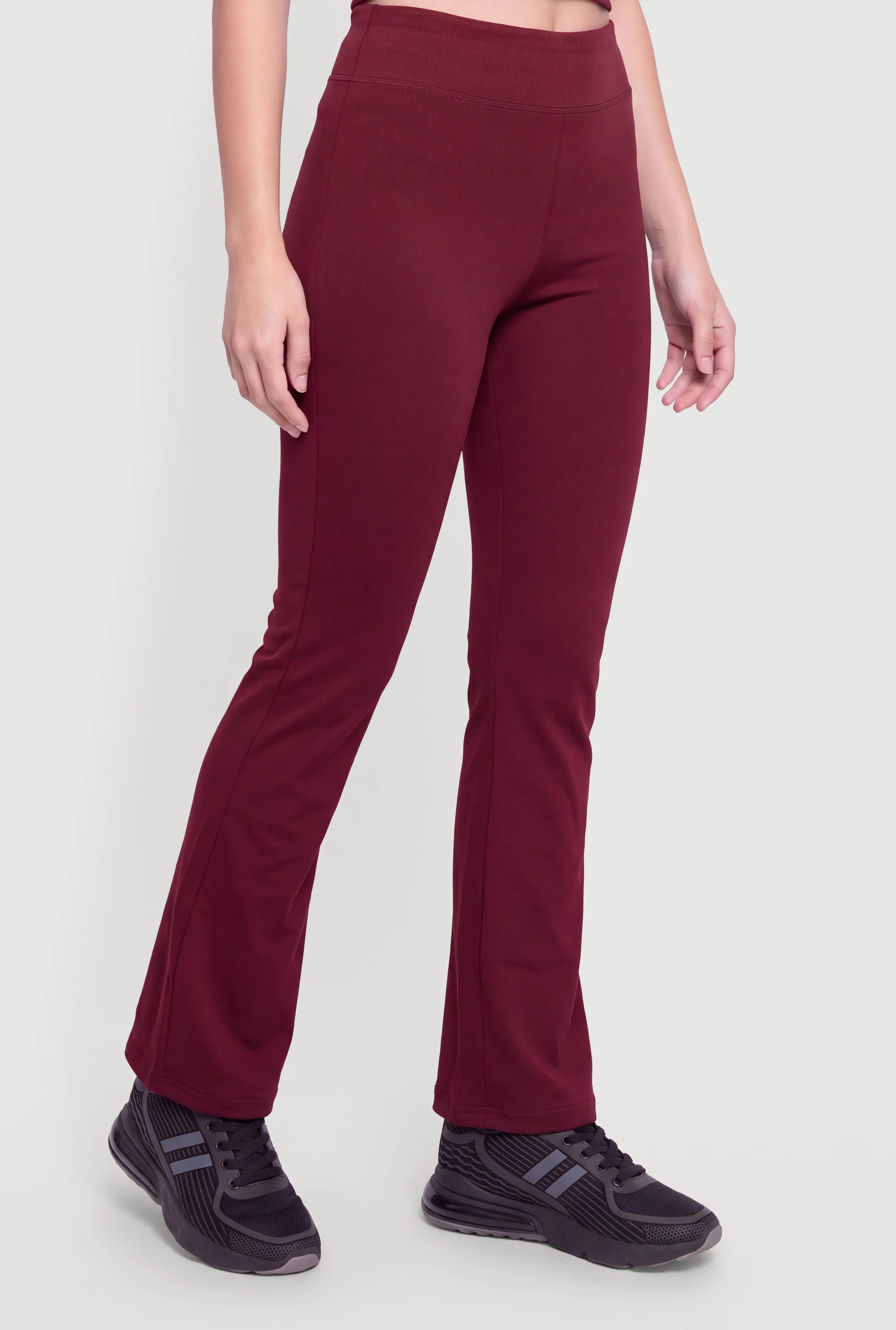 High Waisted Flare Leg Yoga Pants sold by Rainbow product image thumbnail 3