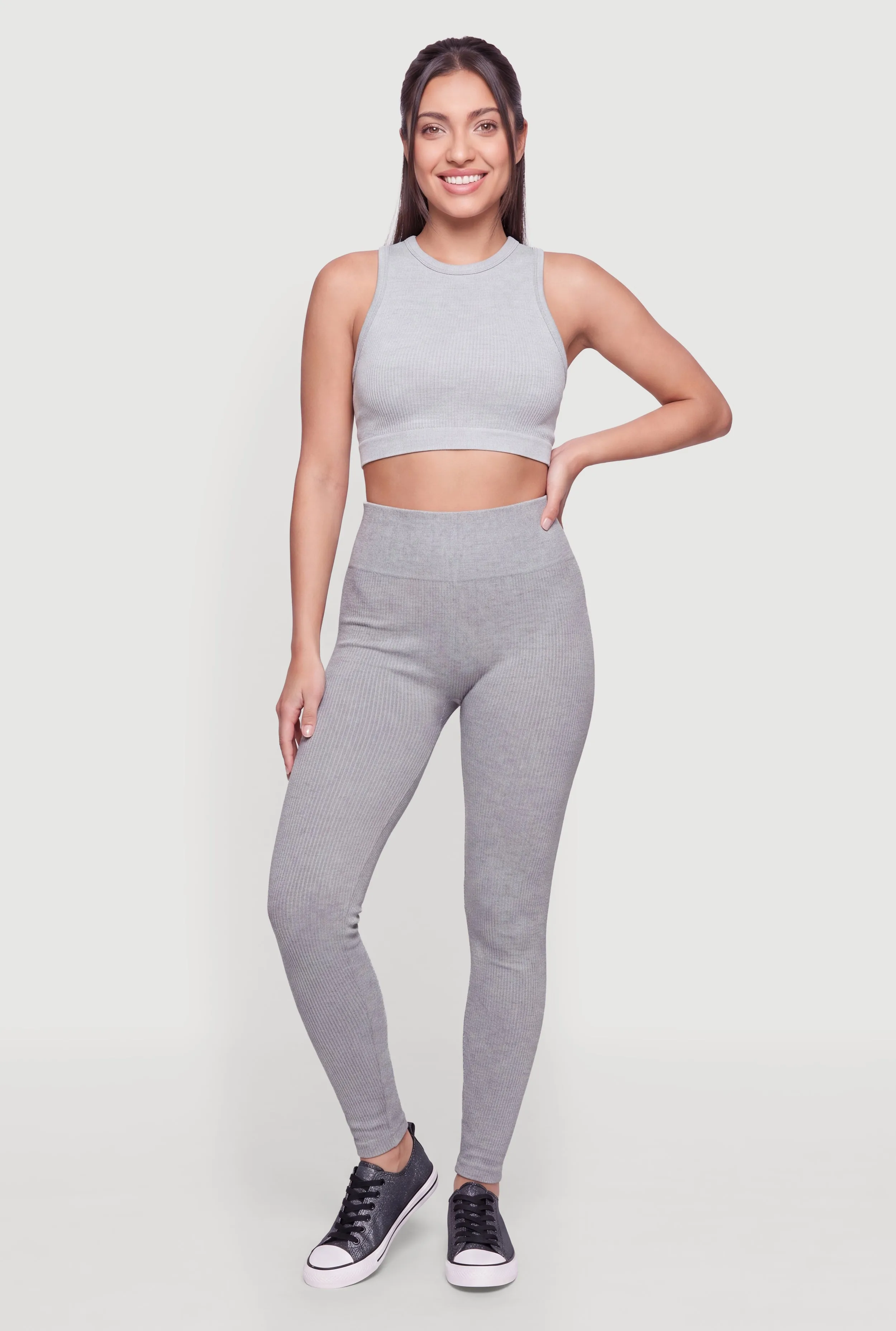 Compression Rib Seamless Leggings sold by Rainbow product image thumbnail 2