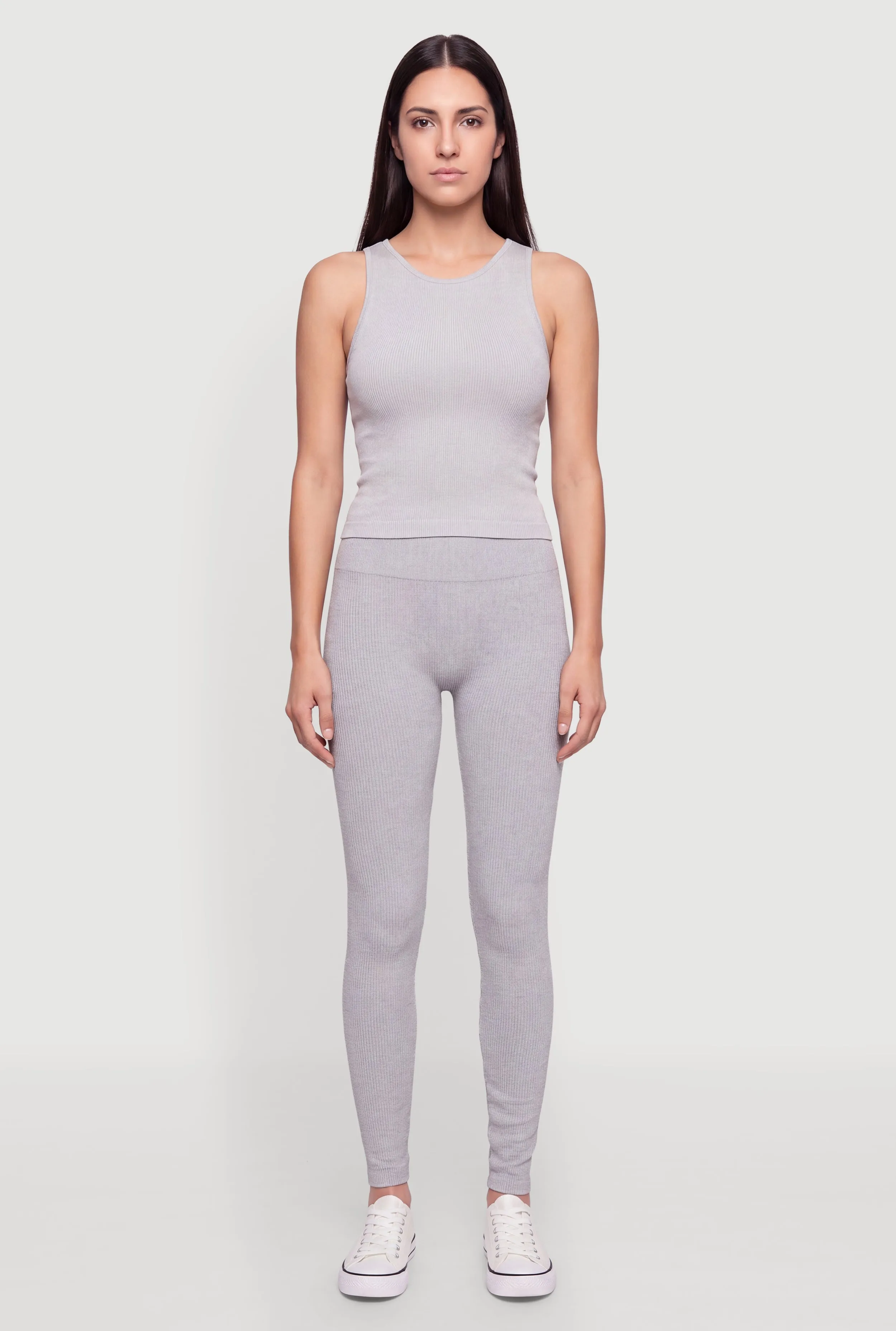 Compression Rib Seamless Leggings sold by Rainbow product image thumbnail 3