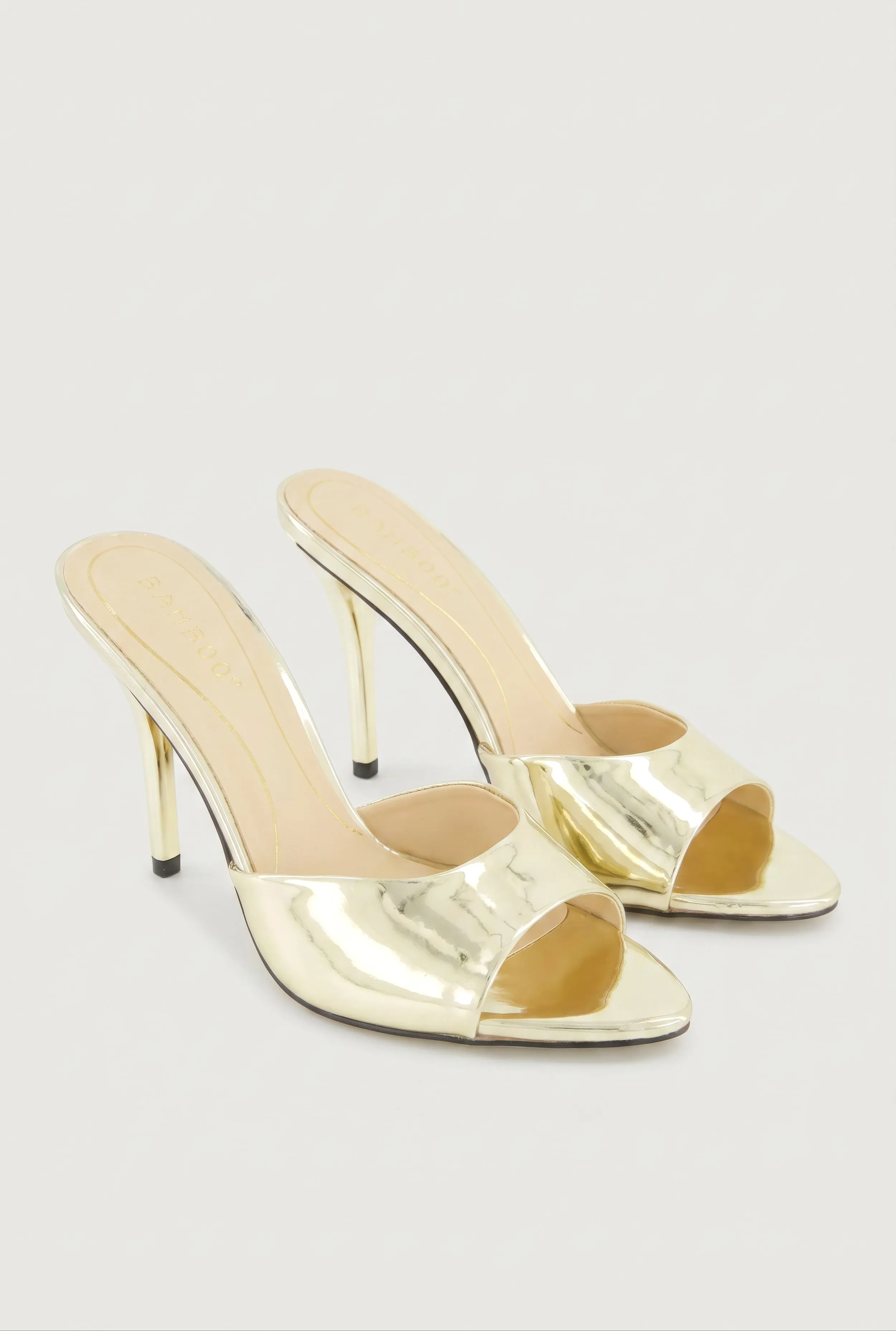 Open Toe High Heel Stiletto Mules sold by Rainbow product image thumbnail 2