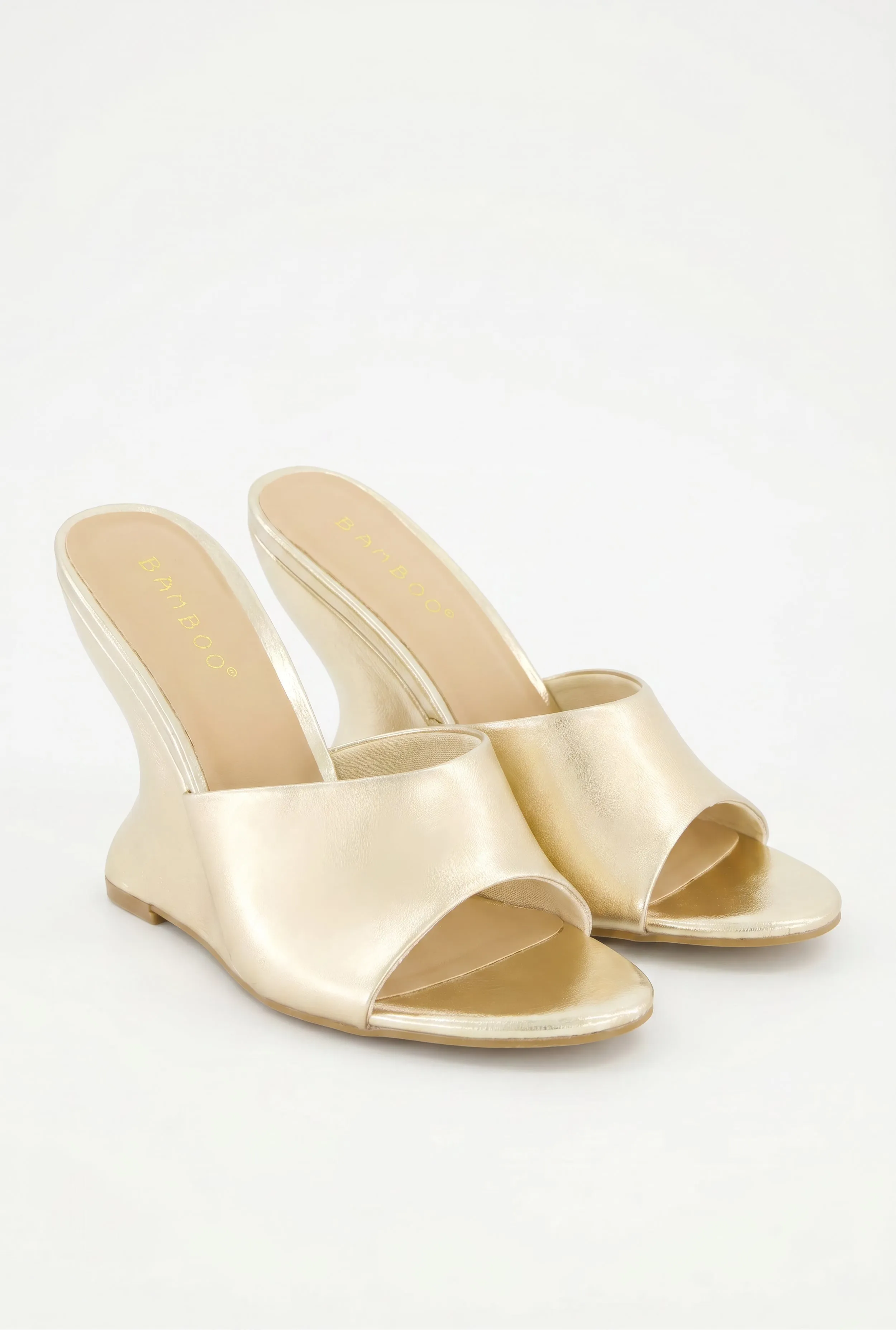 Spool Wedge Heel Open Toe Mules sold by Rainbow product image thumbnail 2