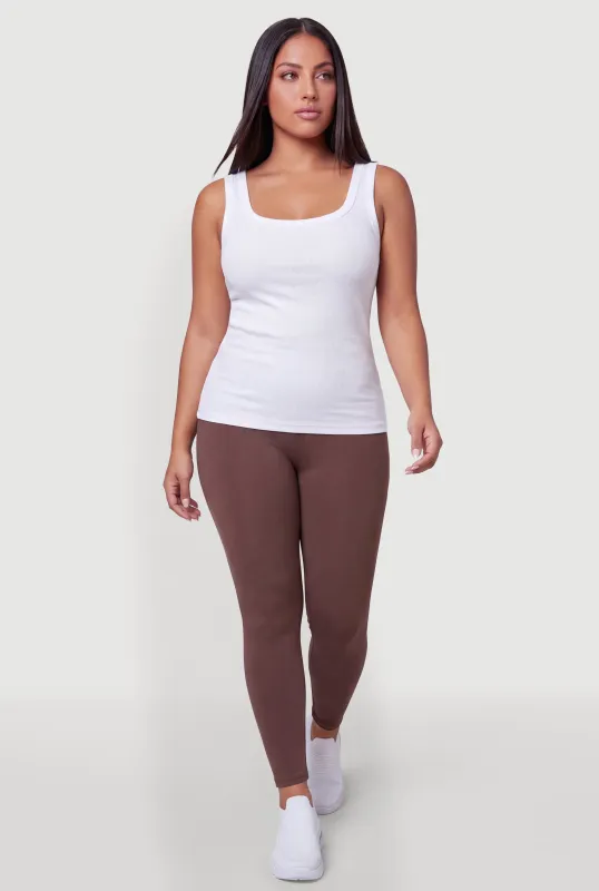 Plus Size Fleece Lined Leggings made by Rainbow