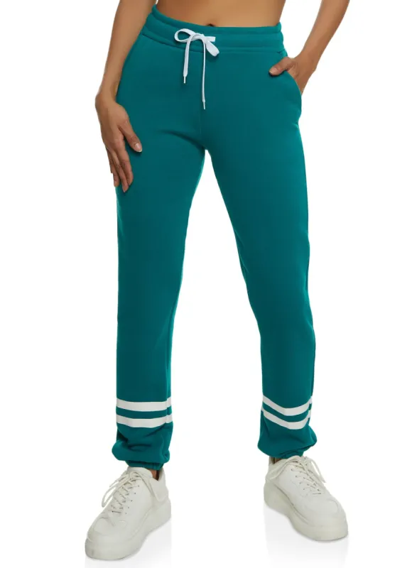 Stripe Detail Sweatpants sold by Rainbow