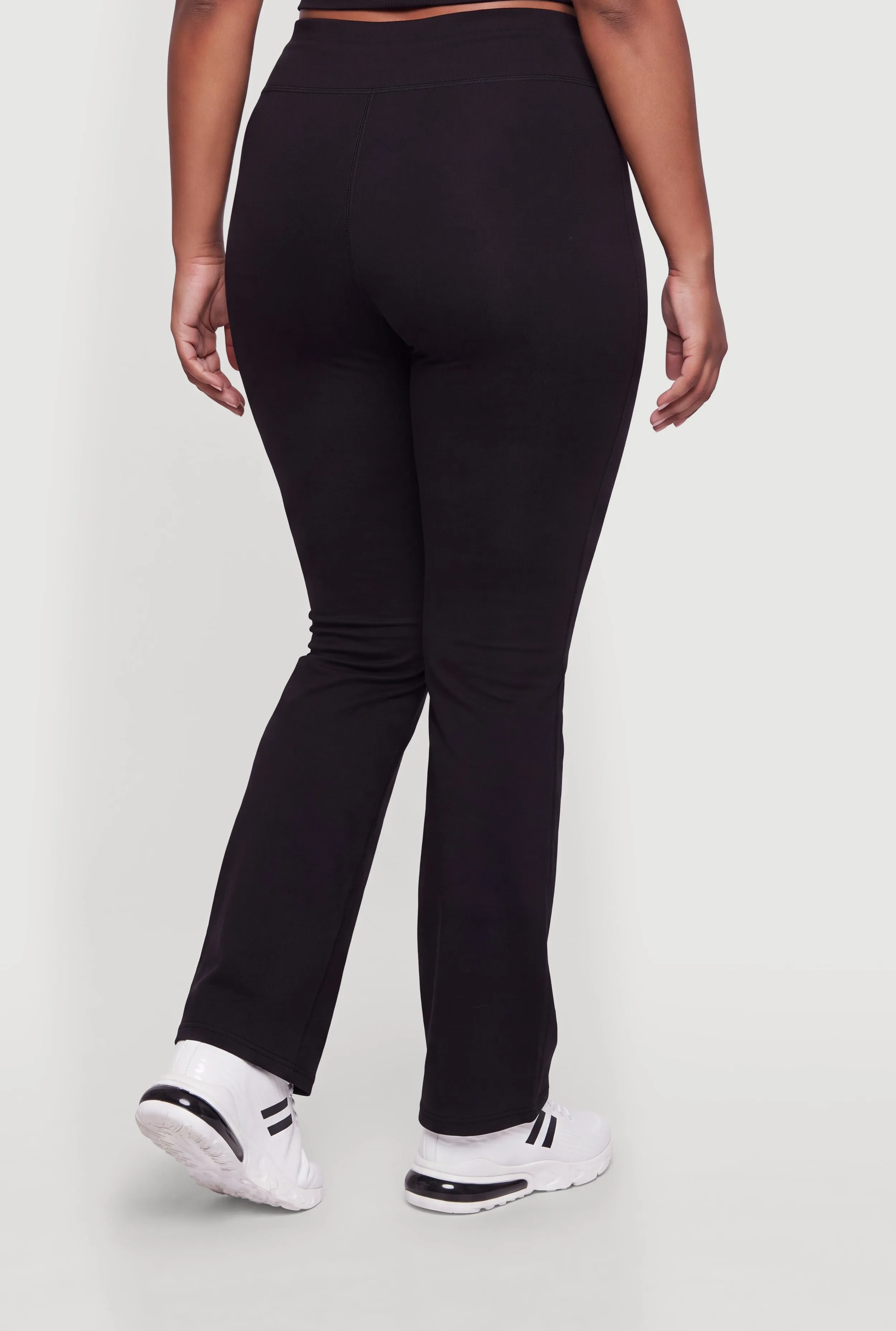 Plus Size High Waisted Boot Cut Pull On Pants sold by Rainbow product image thumbnail 5