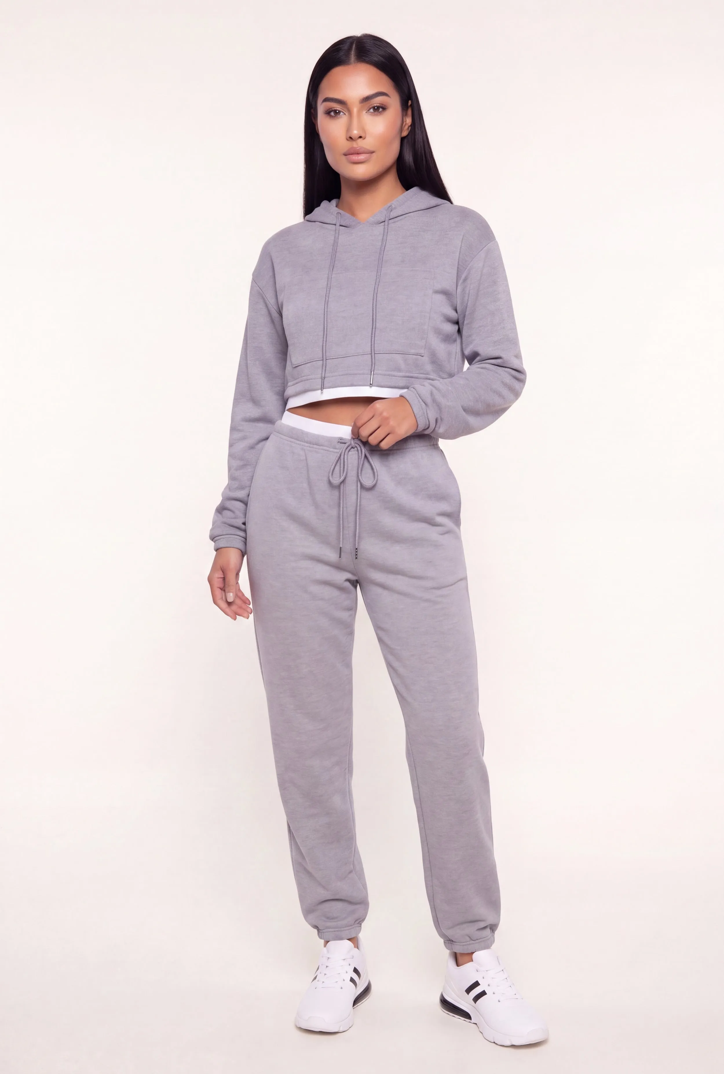 Contrast Waist Fleece Sweatpants sold by Rainbow product image thumbnail 2