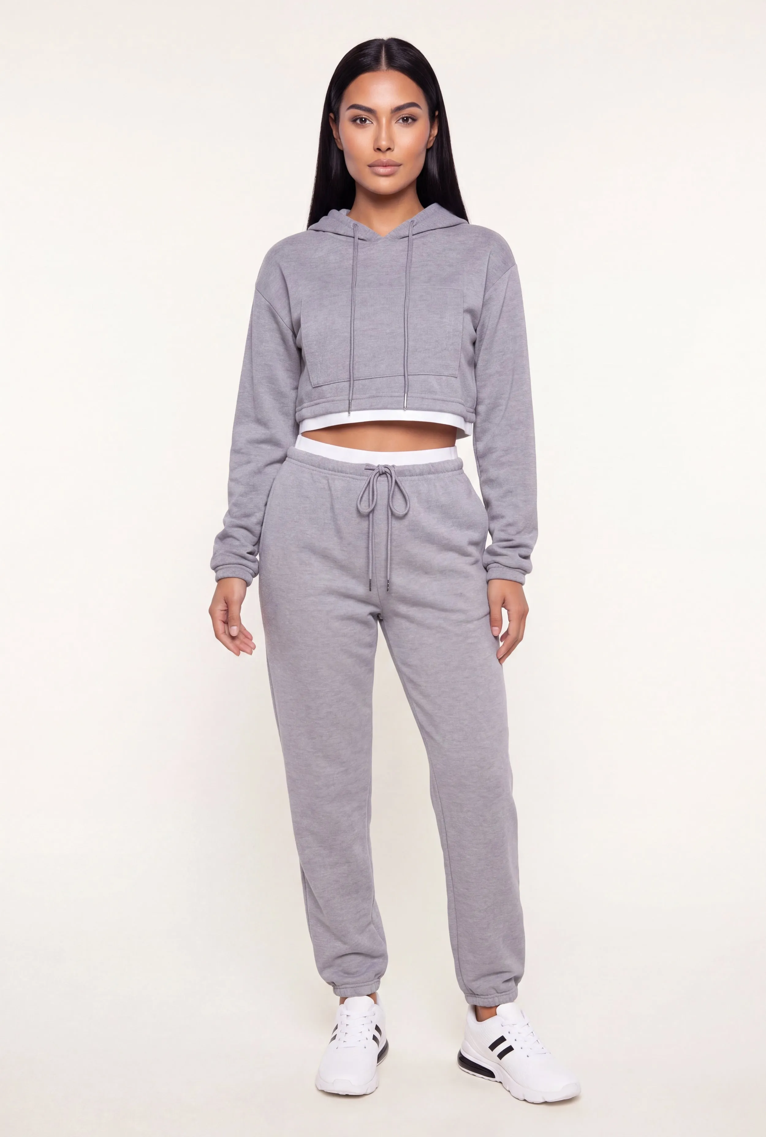 Contrast Waist Fleece Sweatpants sold by Rainbow