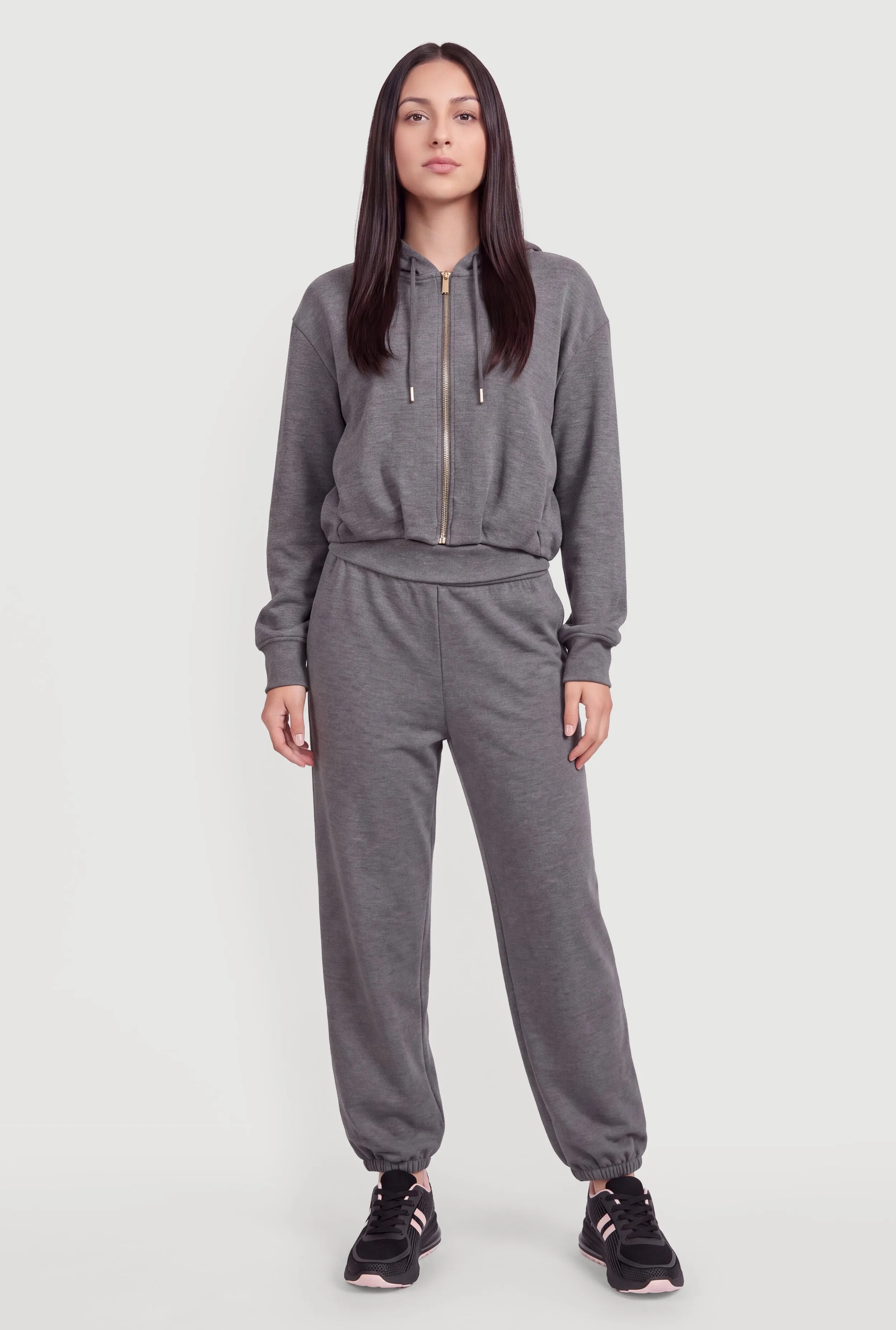 Zip Front Long Sleeve Hoodie sold by Rainbow product image thumbnail 2