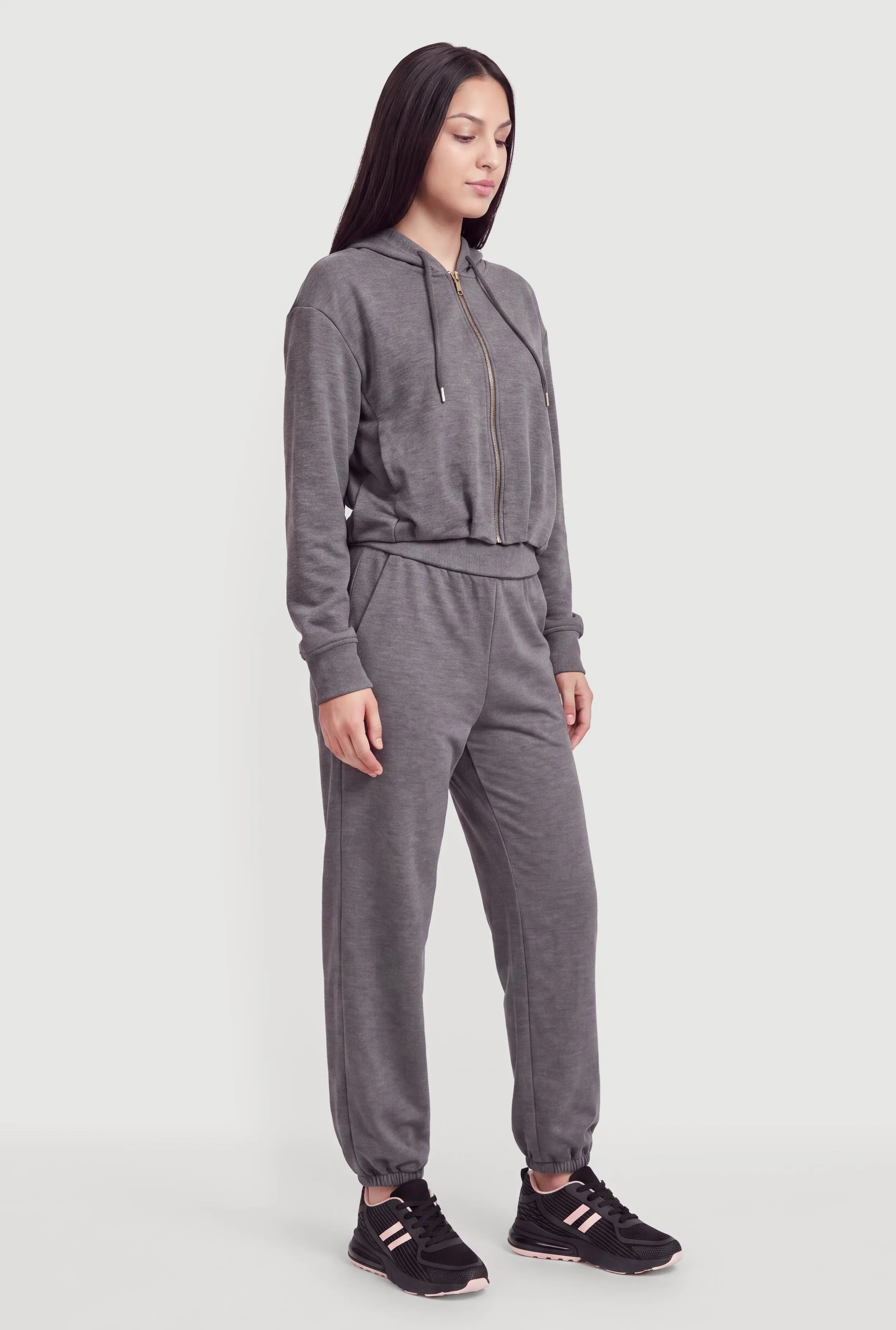 Zip Front Long Sleeve Hoodie sold by Rainbow product image thumbnail 3