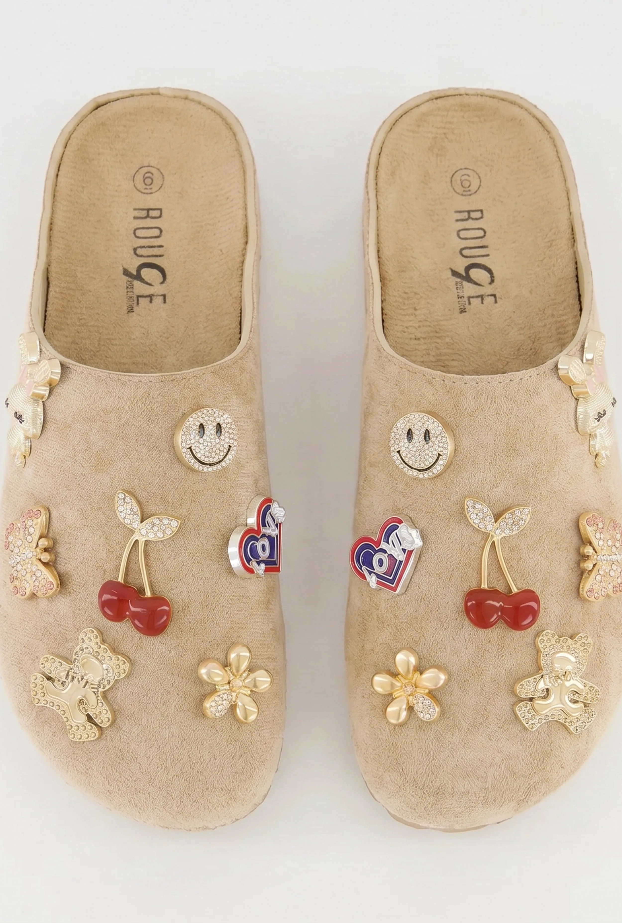 Faux Suede Clog Mules with Charms sold by Rainbow product image thumbnail 5