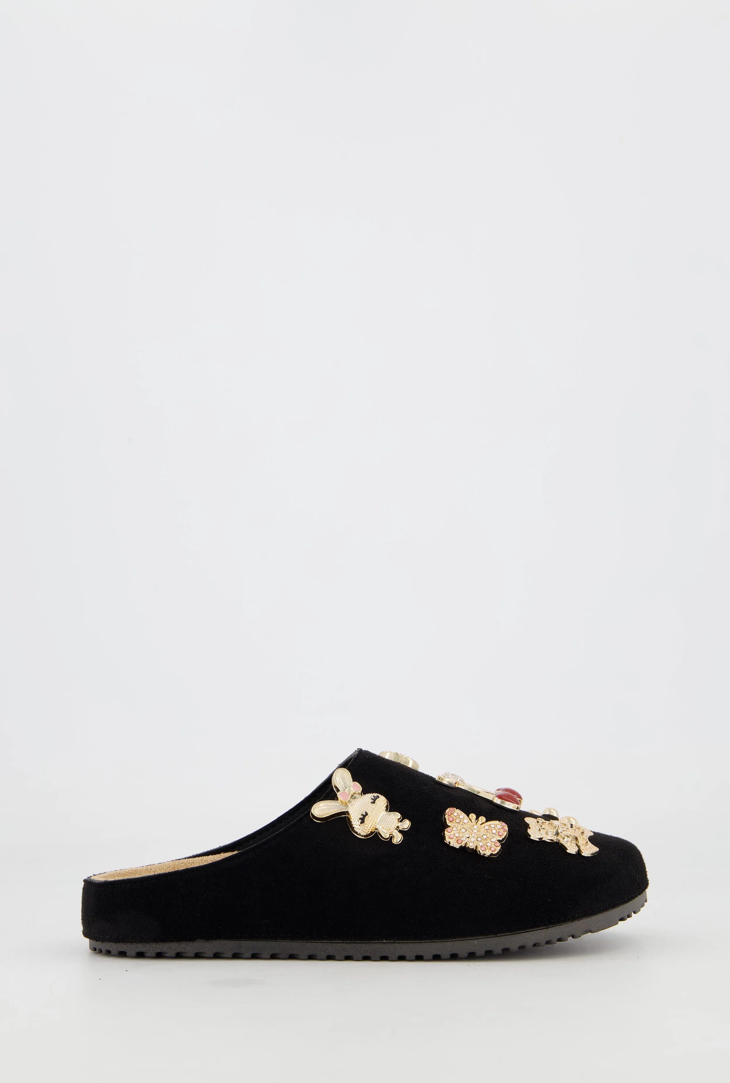 Faux Suede Clog Mules with Charms sold by Rainbow product image thumbnail 3