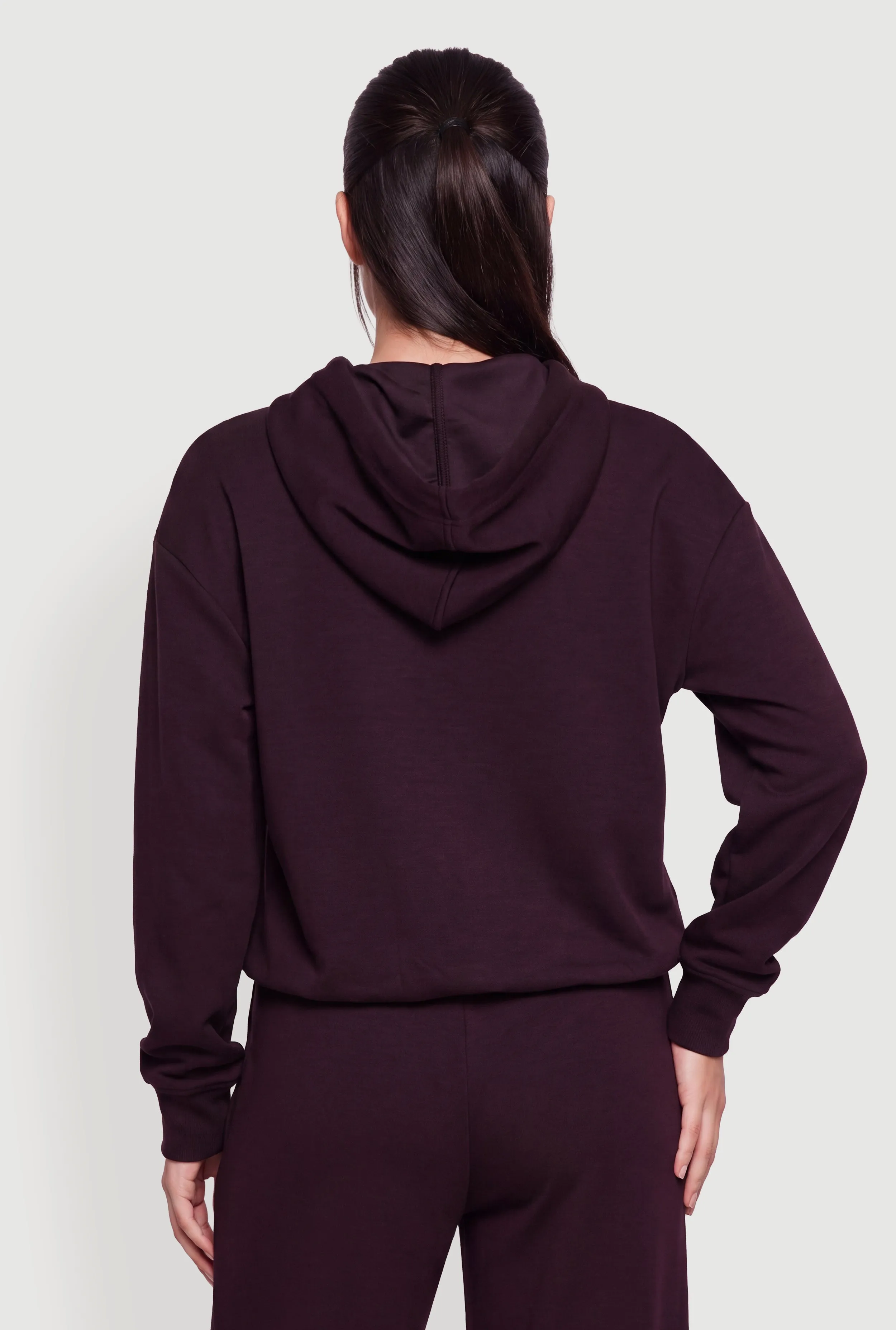 Zip Front Long Sleeve Hoodie sold by Rainbow product image thumbnail 5