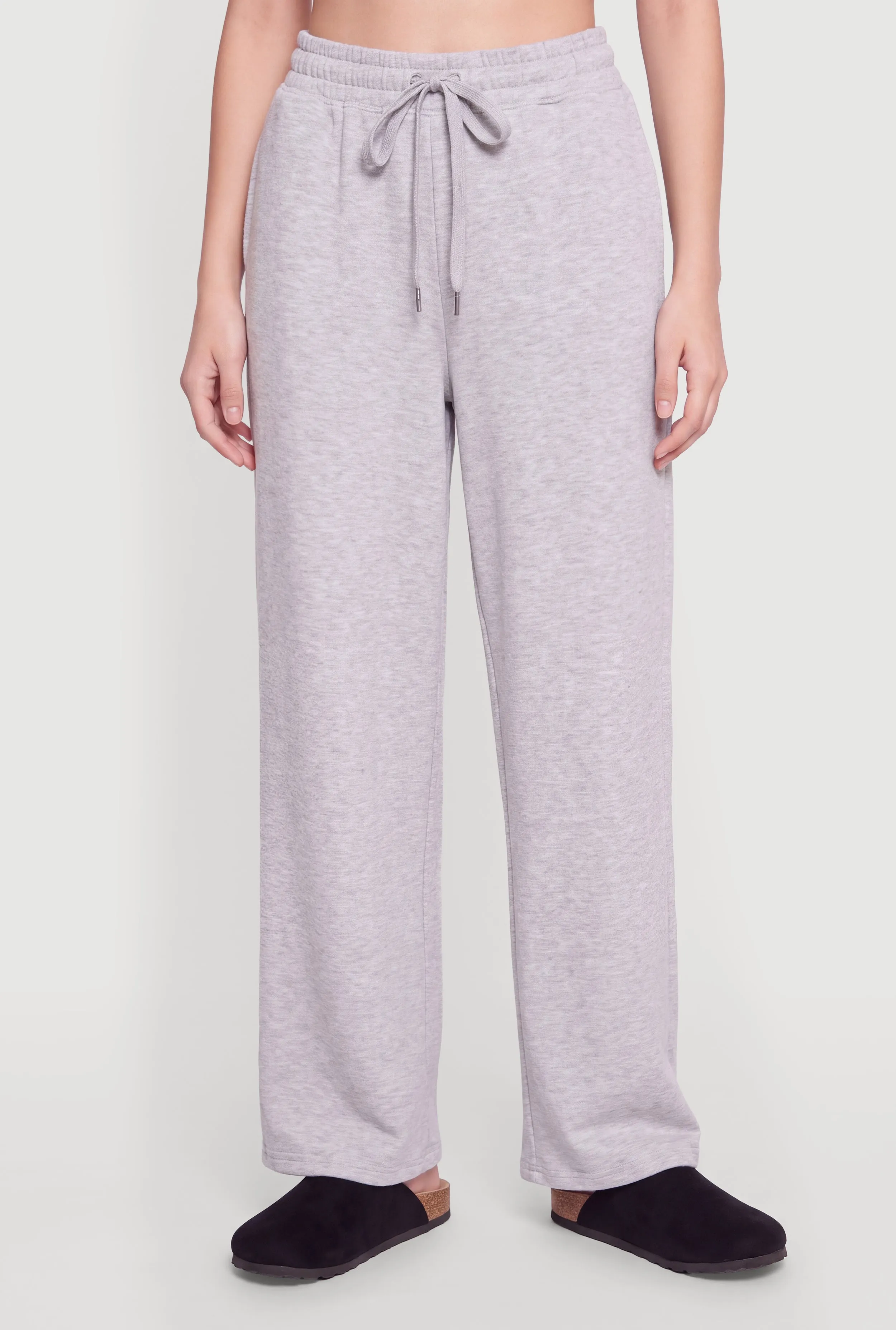 Drawstring Waist Fleece Lined Wide Leg Pants sold by Rainbow product image thumbnail 3