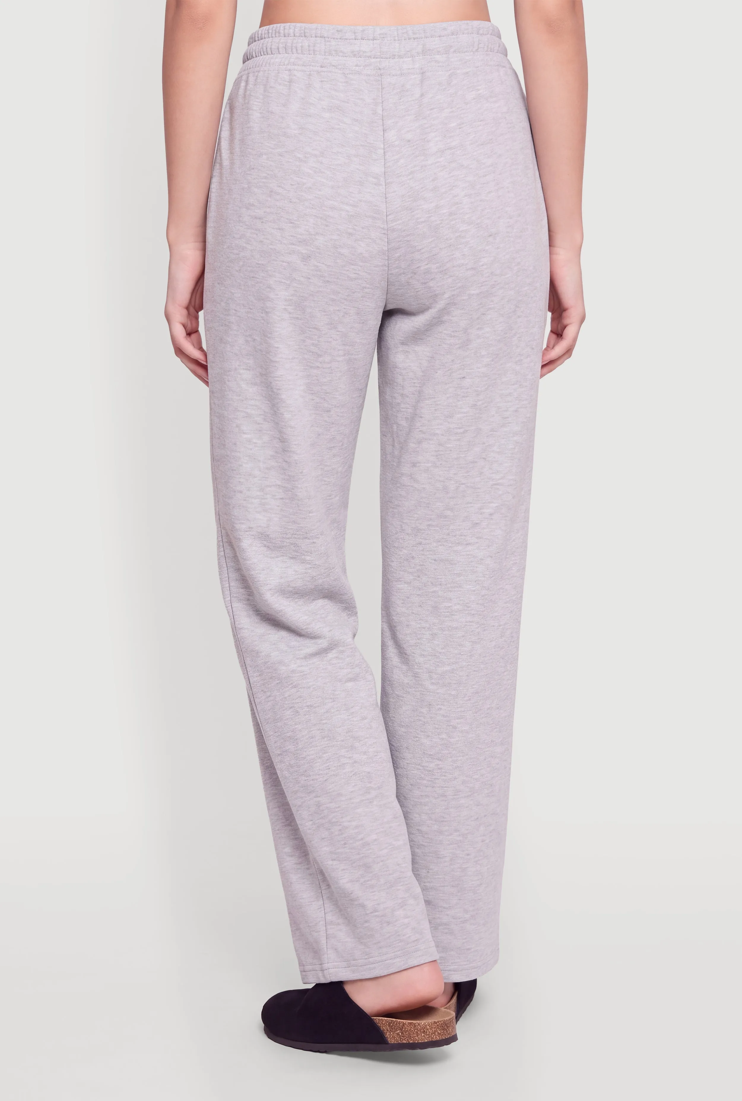 Drawstring Waist Fleece Lined Wide Leg Pants sold by Rainbow product image thumbnail 5