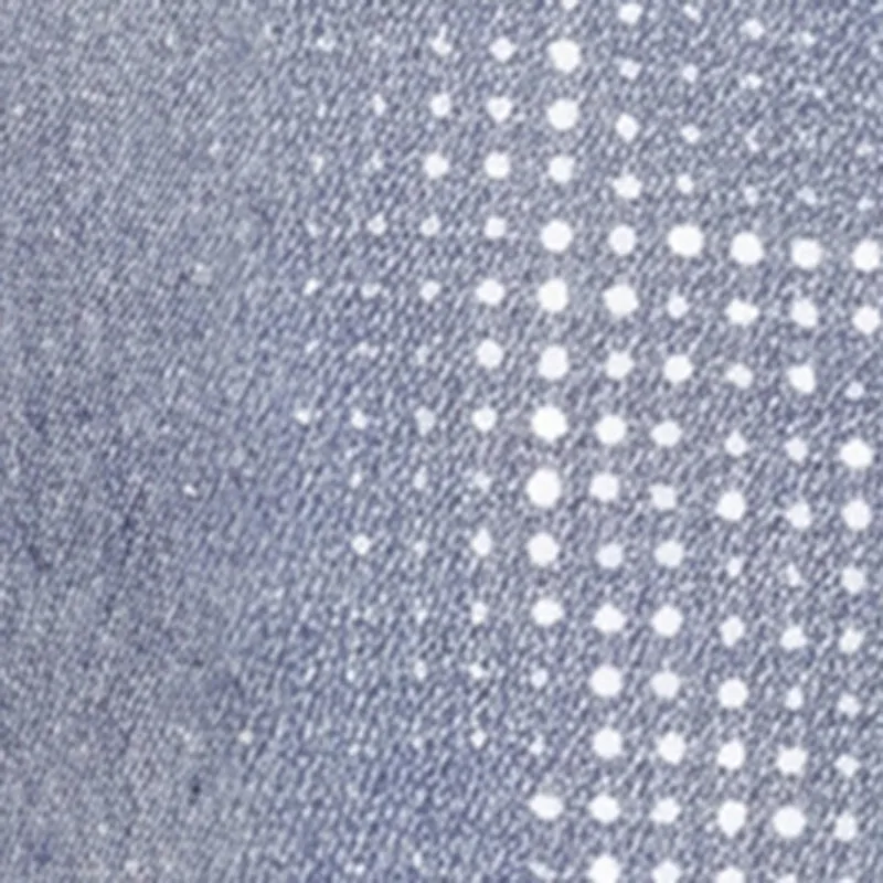 Rhinestone Cropped Denim Jacket sold by Rainbow product image thumbnail 4