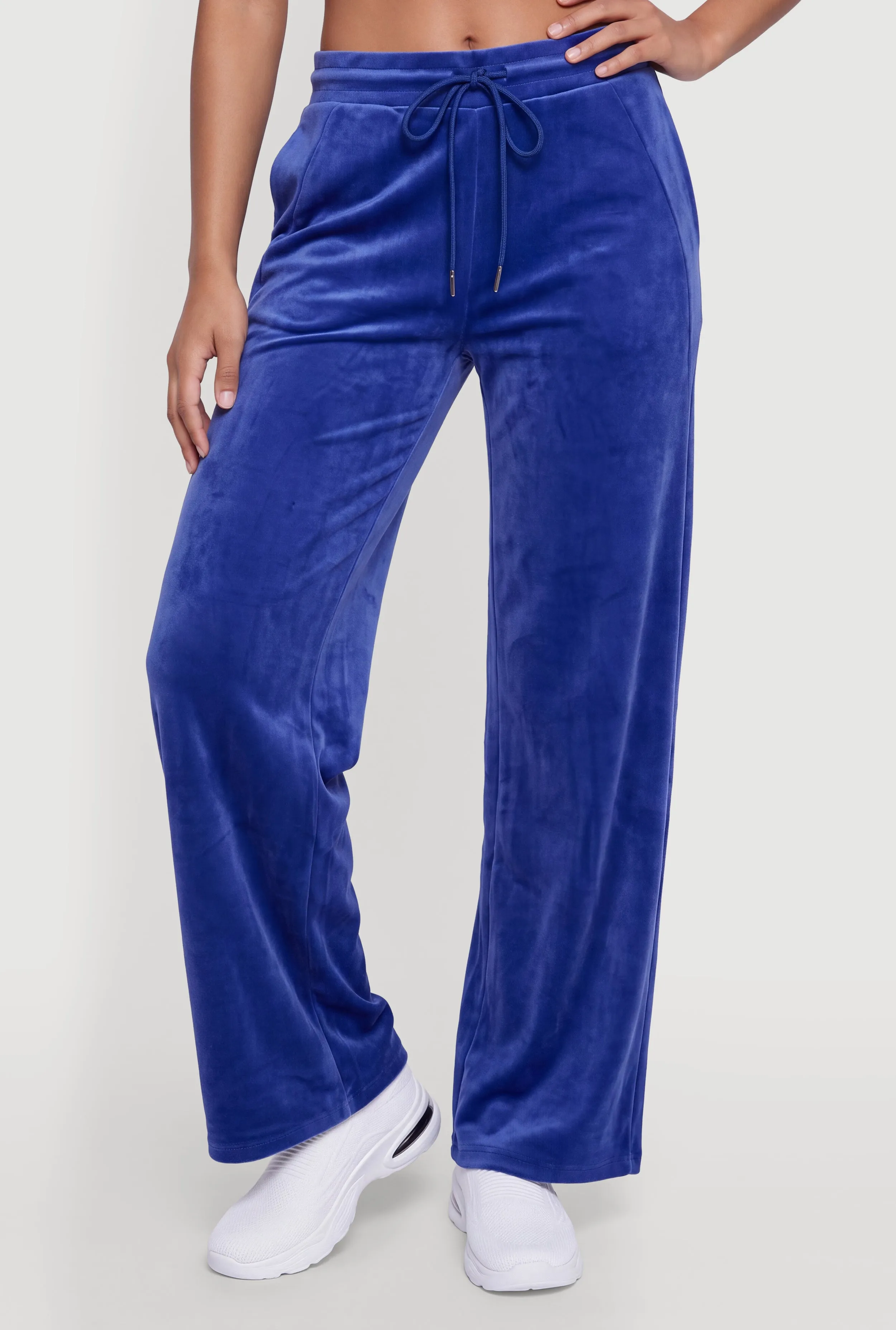Velour Wide Leg Drawstring Waist Pants sold by Rainbow product image thumbnail 3