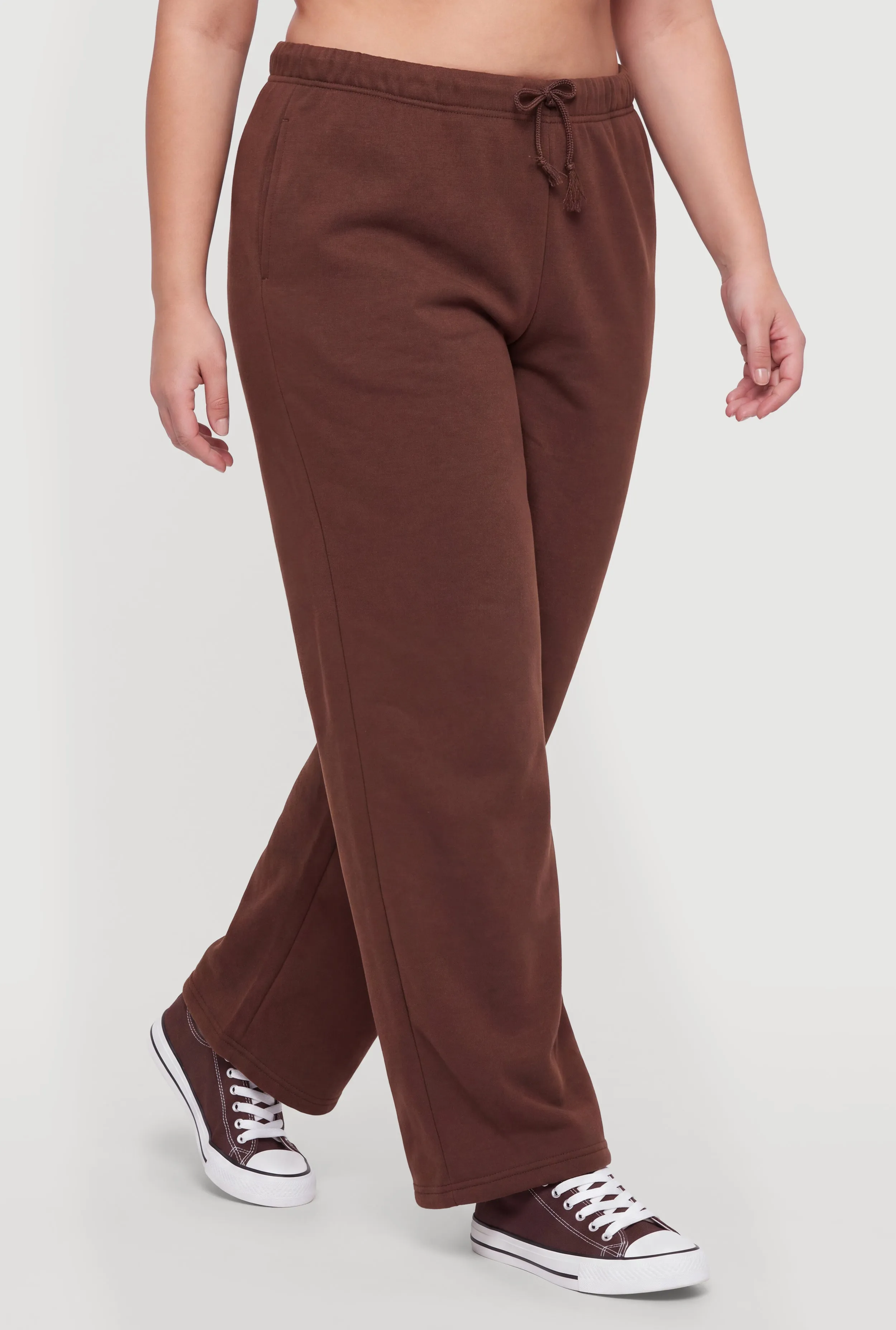 Plus Size Drawstring High Waisted Sweatpants sold by Rainbow product image thumbnail 3