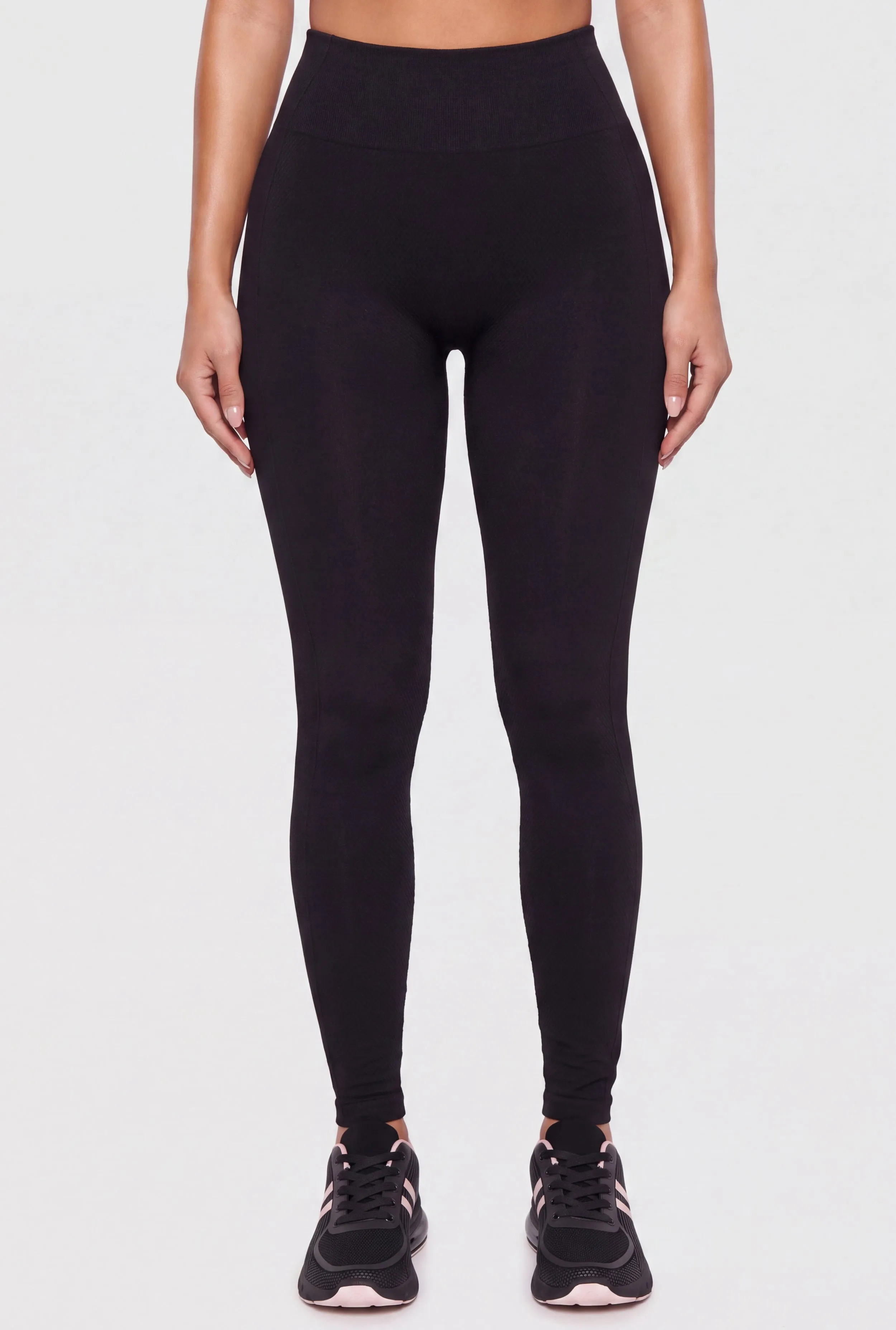 Fleece Lined Compression Rib Seamless Leggings sold by Rainbow product image thumbnail 3