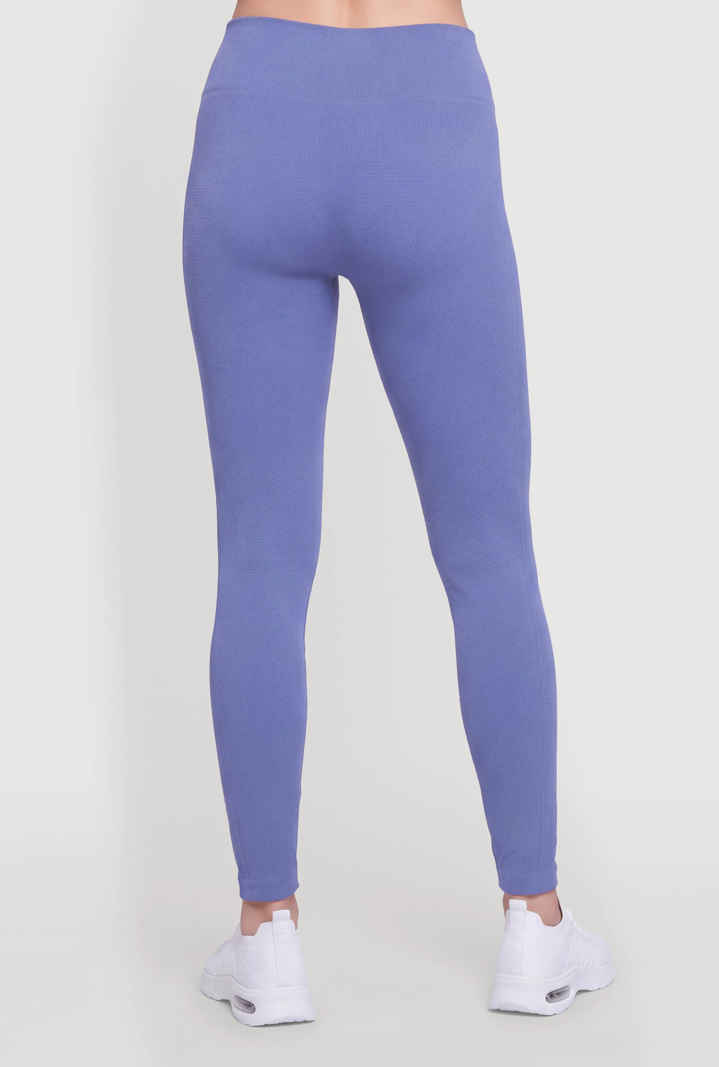 Fleece Lined Compression Rib Seamless Leggings sold by Rainbow product image thumbnail 5