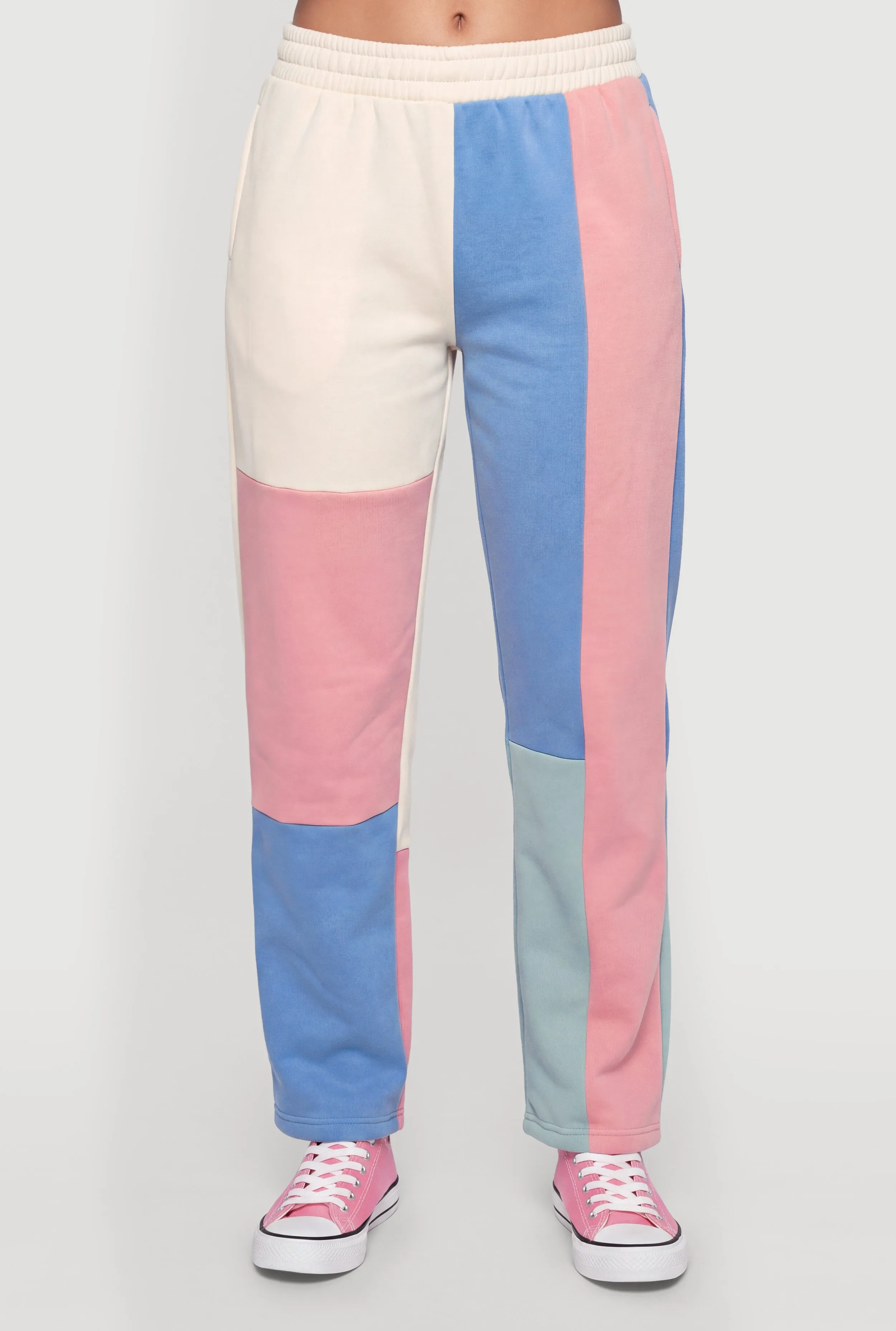 Color Blocked Pull On Sweatpants sold by Rainbow product image thumbnail 2