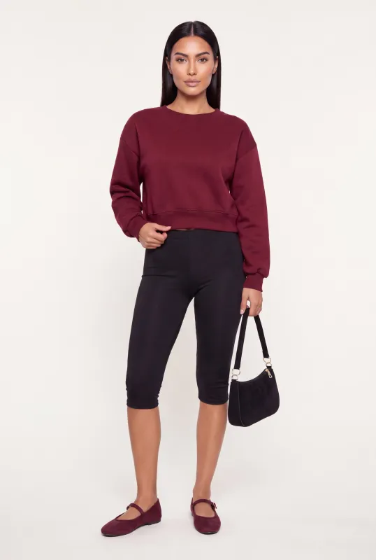 Mid Rise Capri Leggings made by Rainbow