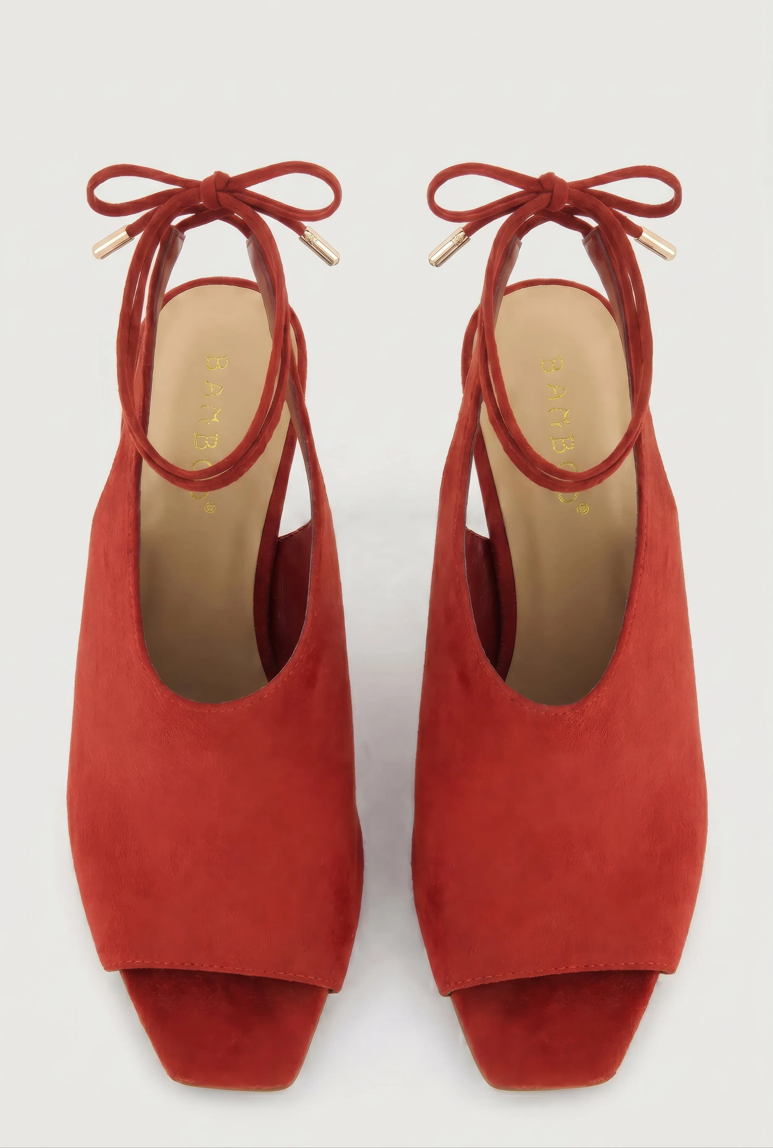 Peep Toe Lace Up Stiletto Heels sold by Rainbow product image thumbnail 5