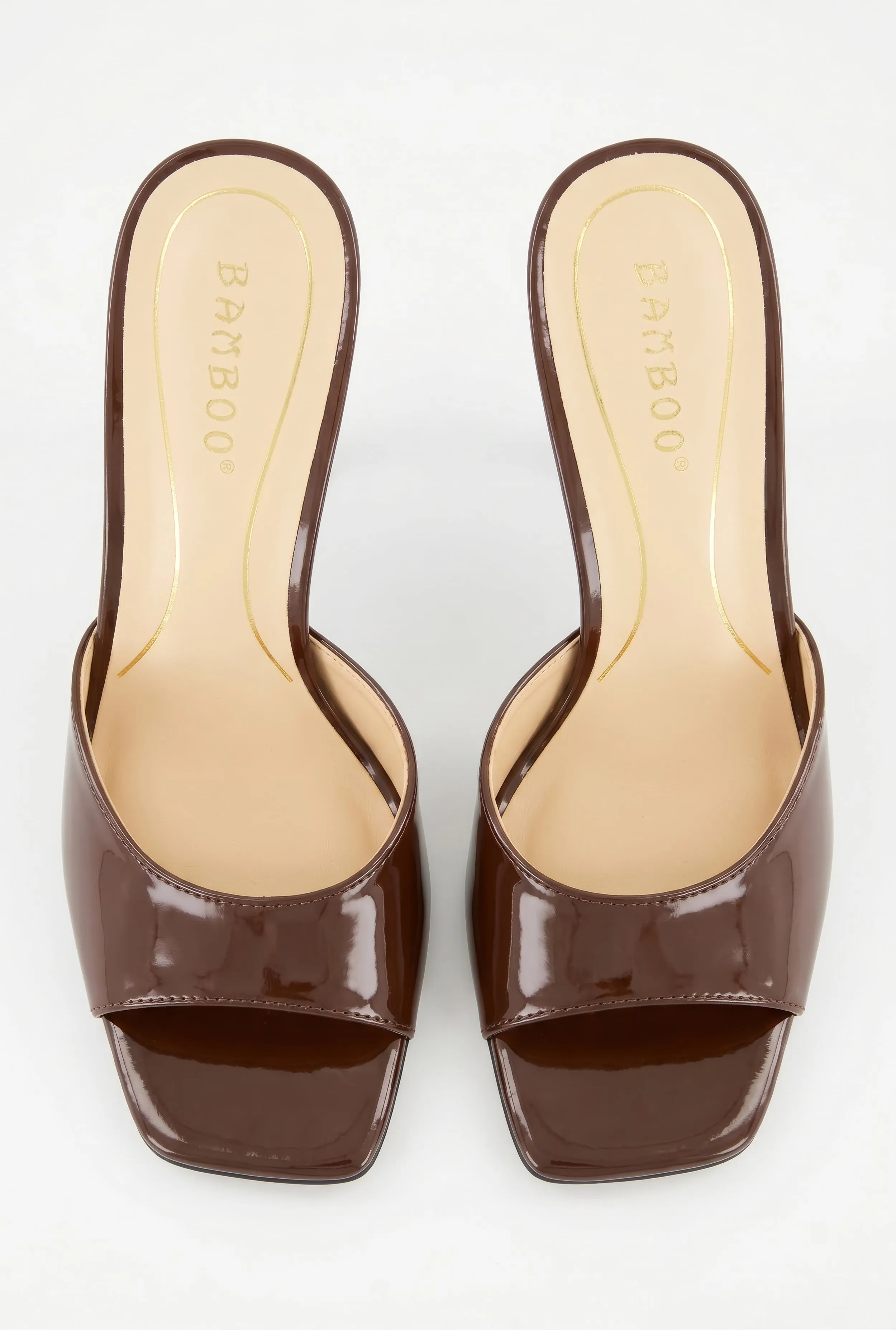 Square Open Toe High Heel Mules sold by Rainbow product image thumbnail 5