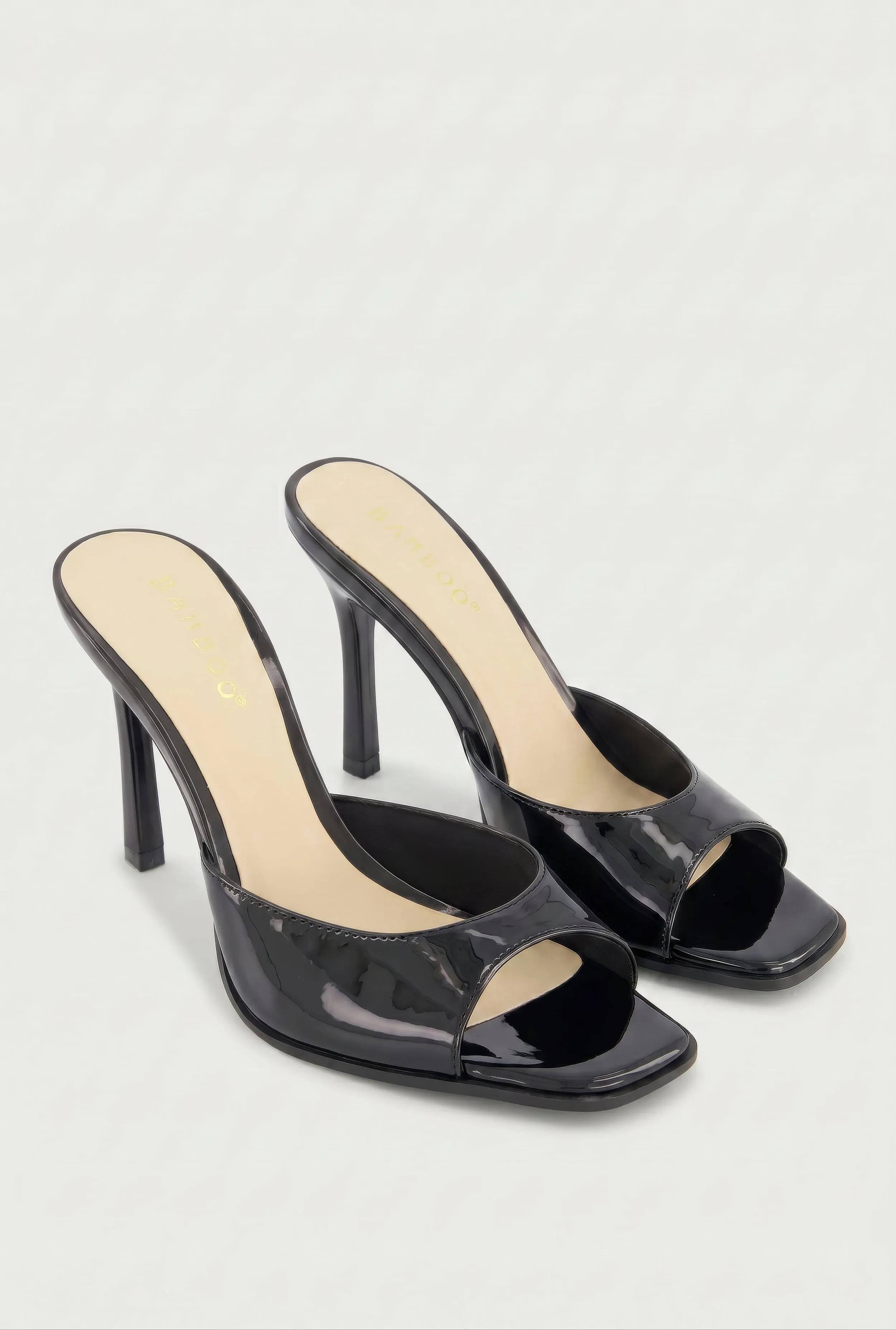 Square Open Toe High Heel Mules sold by Rainbow product image thumbnail 2