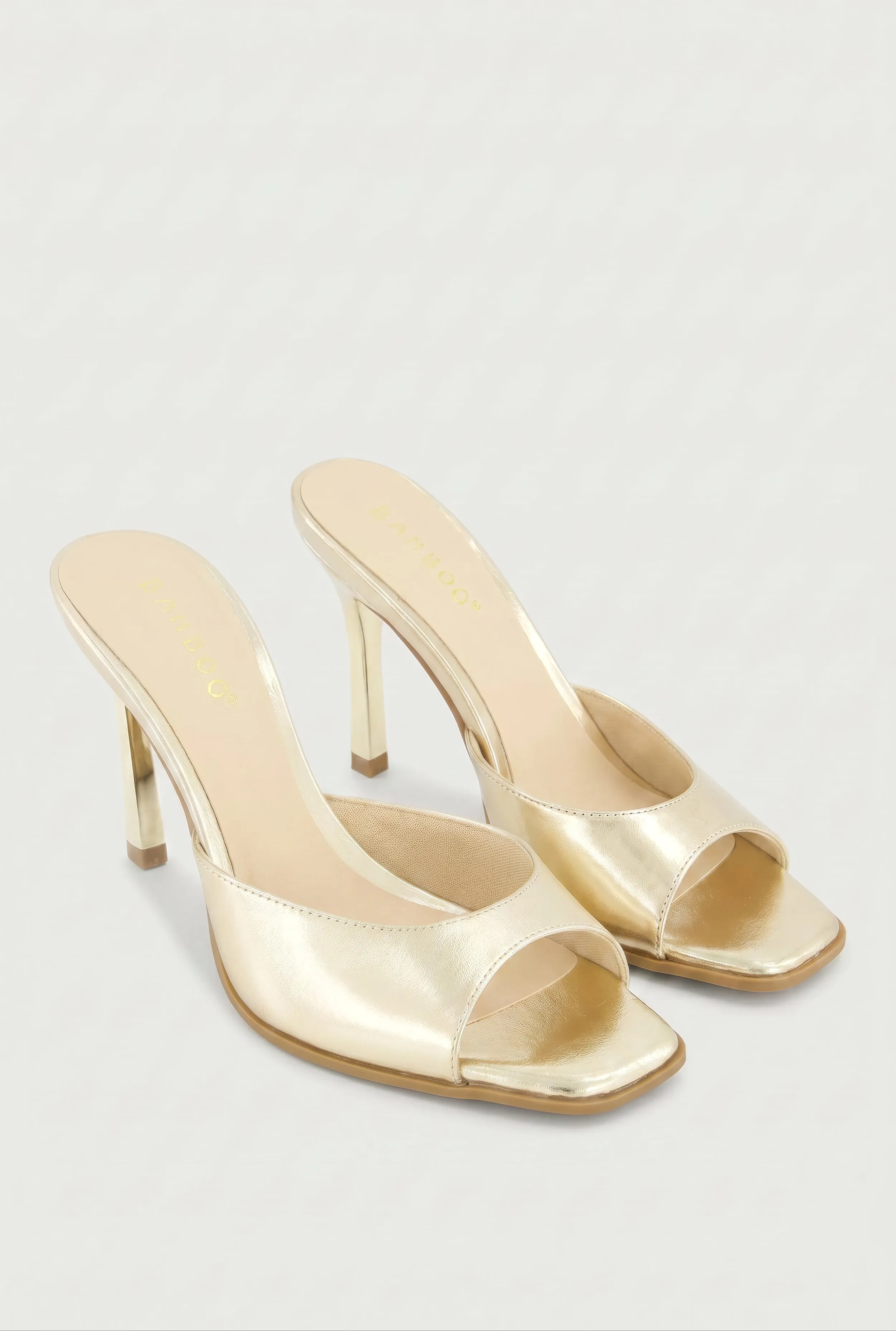 Square Open Toe High Heel Mules sold by Rainbow product image thumbnail 2