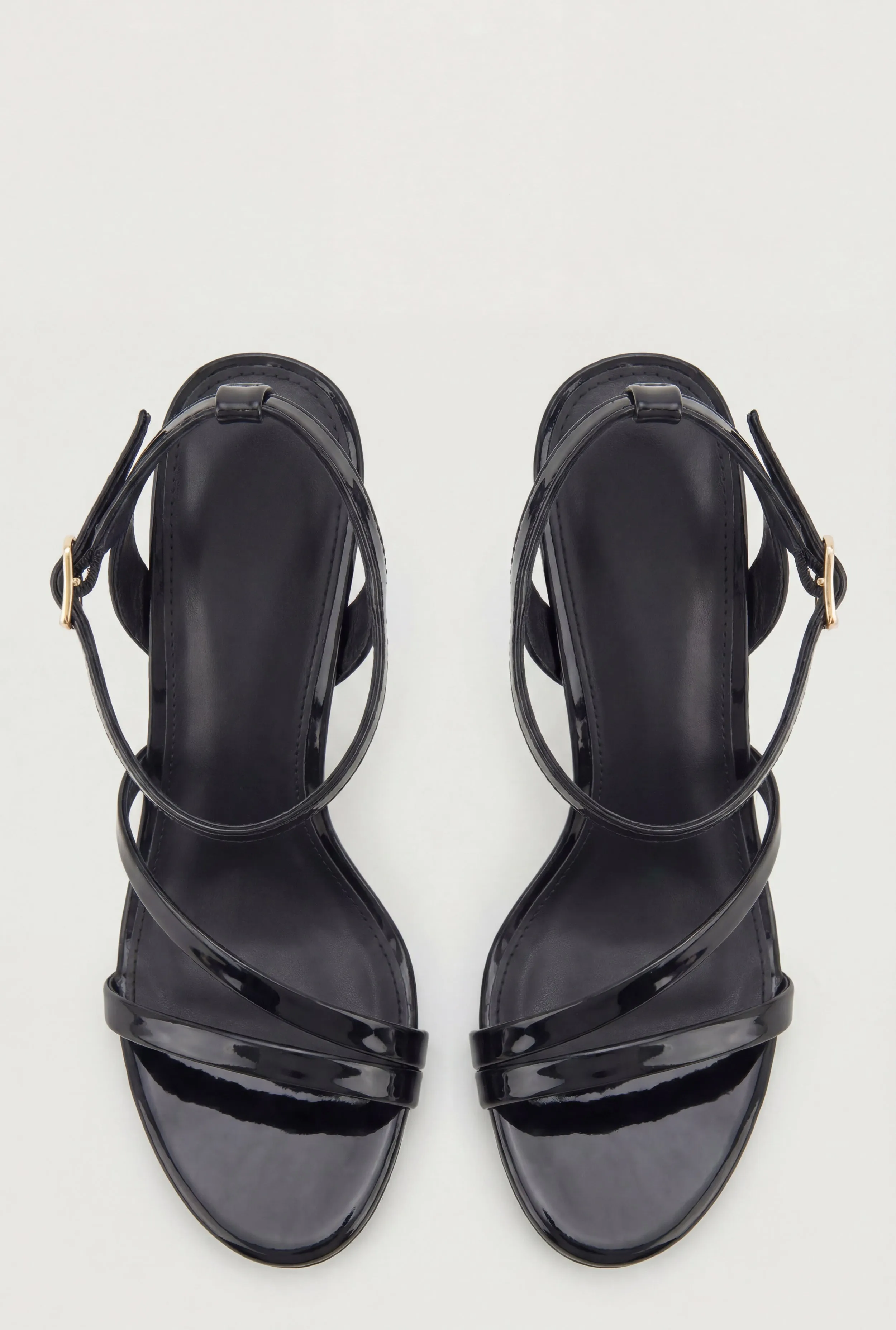 Open Toe Ankle Strap High Heel Stilettos sold by Rainbow product image thumbnail 4