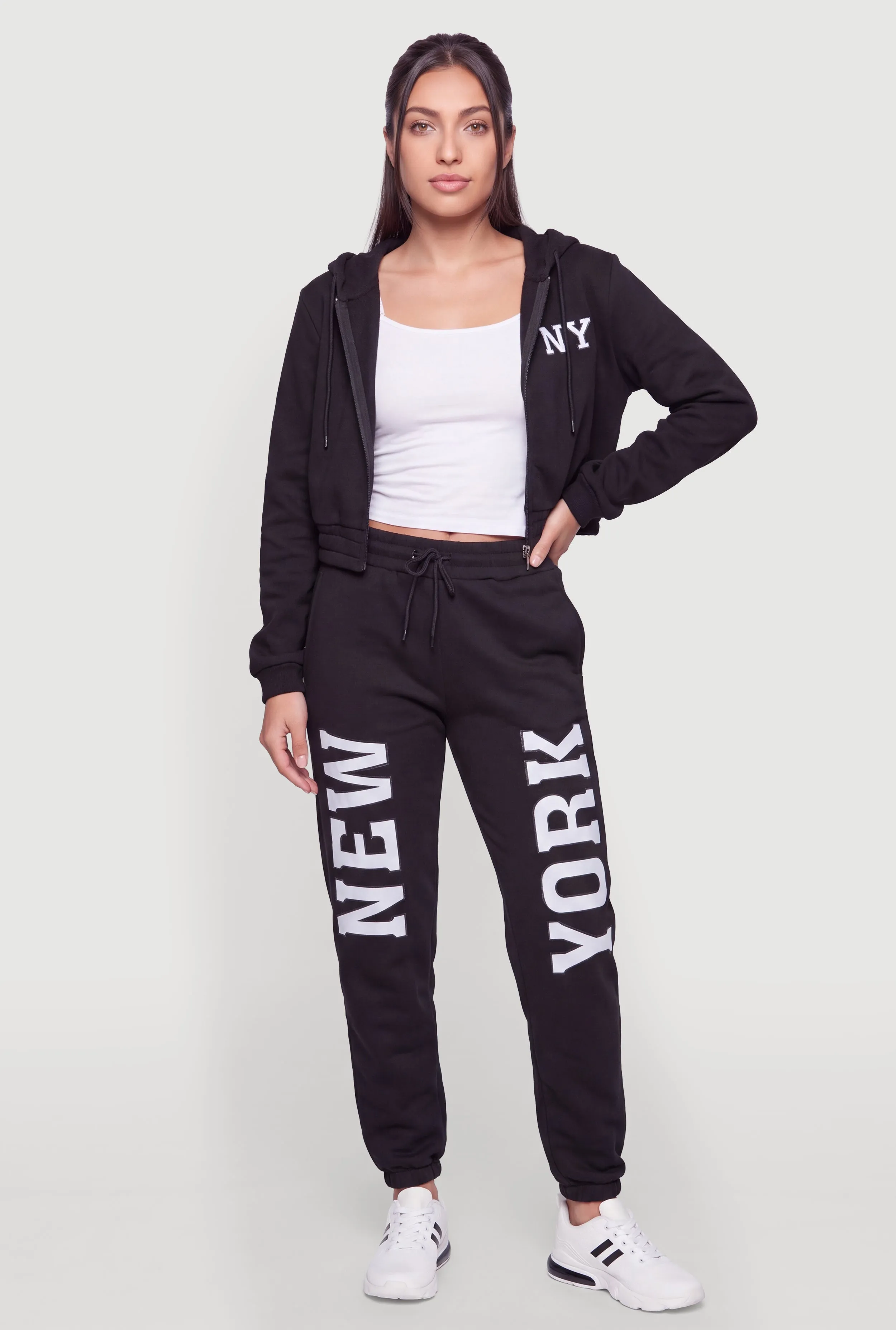 Drawstring Waist New York Graphic Sweatpants sold by Rainbow product image thumbnail 2