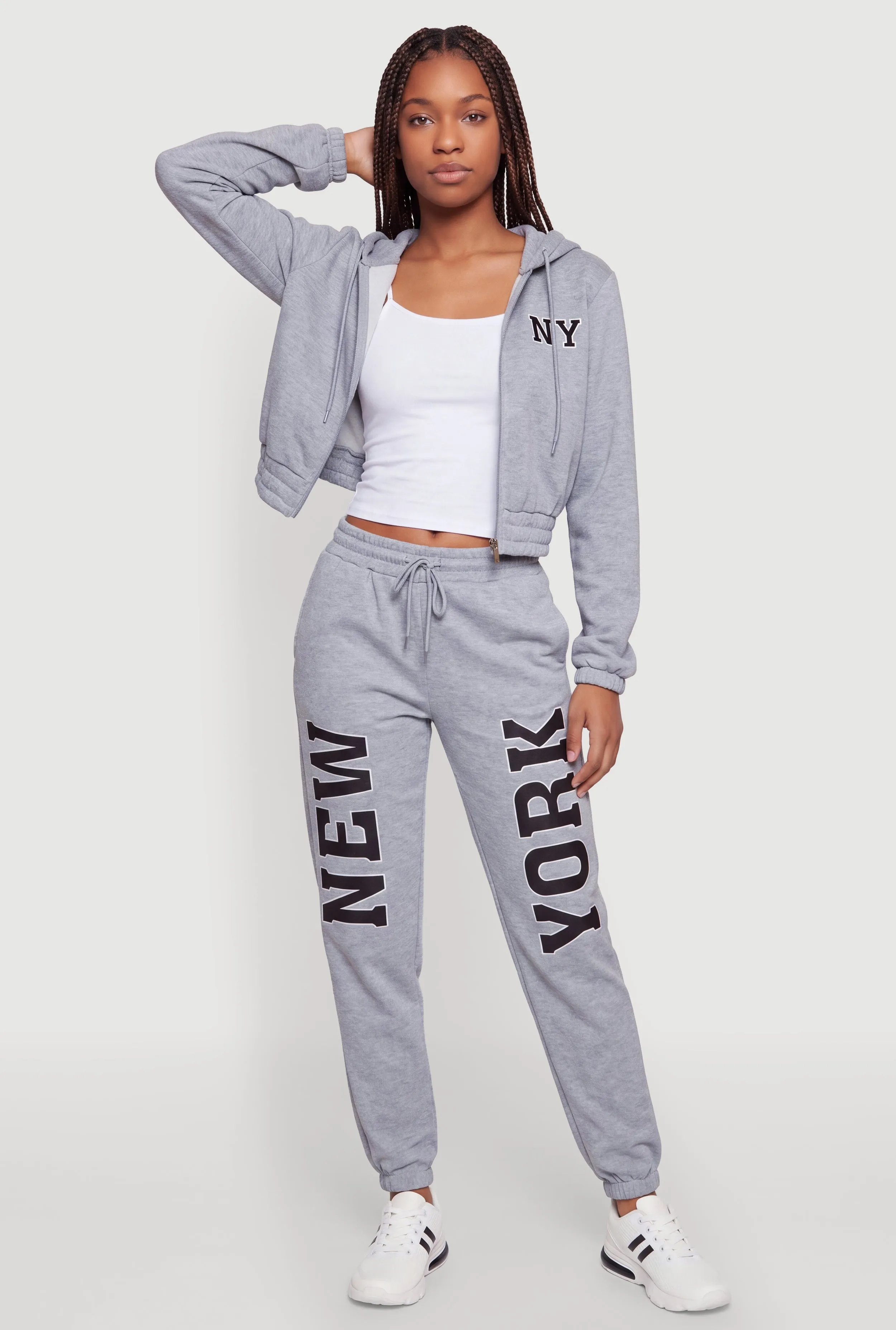 Drawstring Waist New York Graphic Sweatpants sold by Rainbow product image thumbnail 3