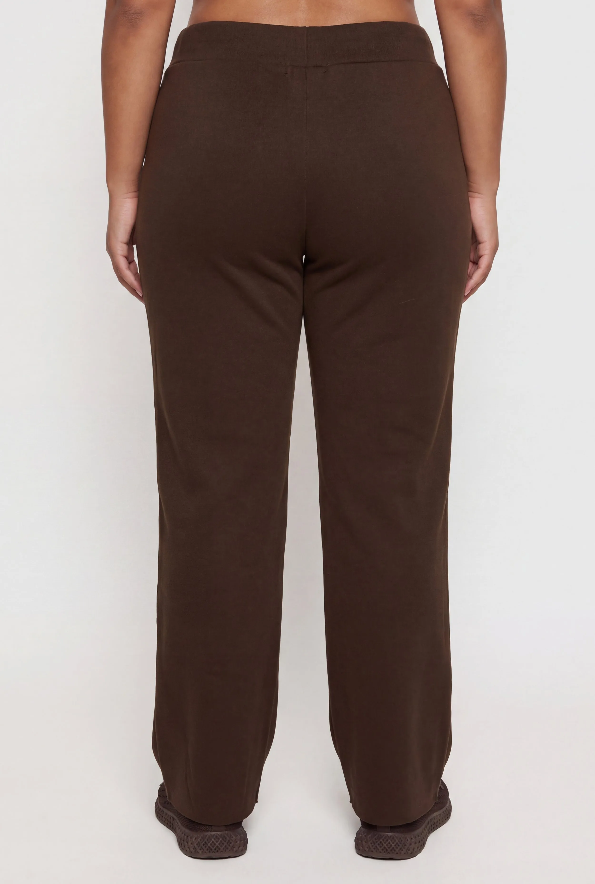 Plus Size Toggle Drawstring Waist Raw Hem Sweatpants sold by Rainbow product image thumbnail 5