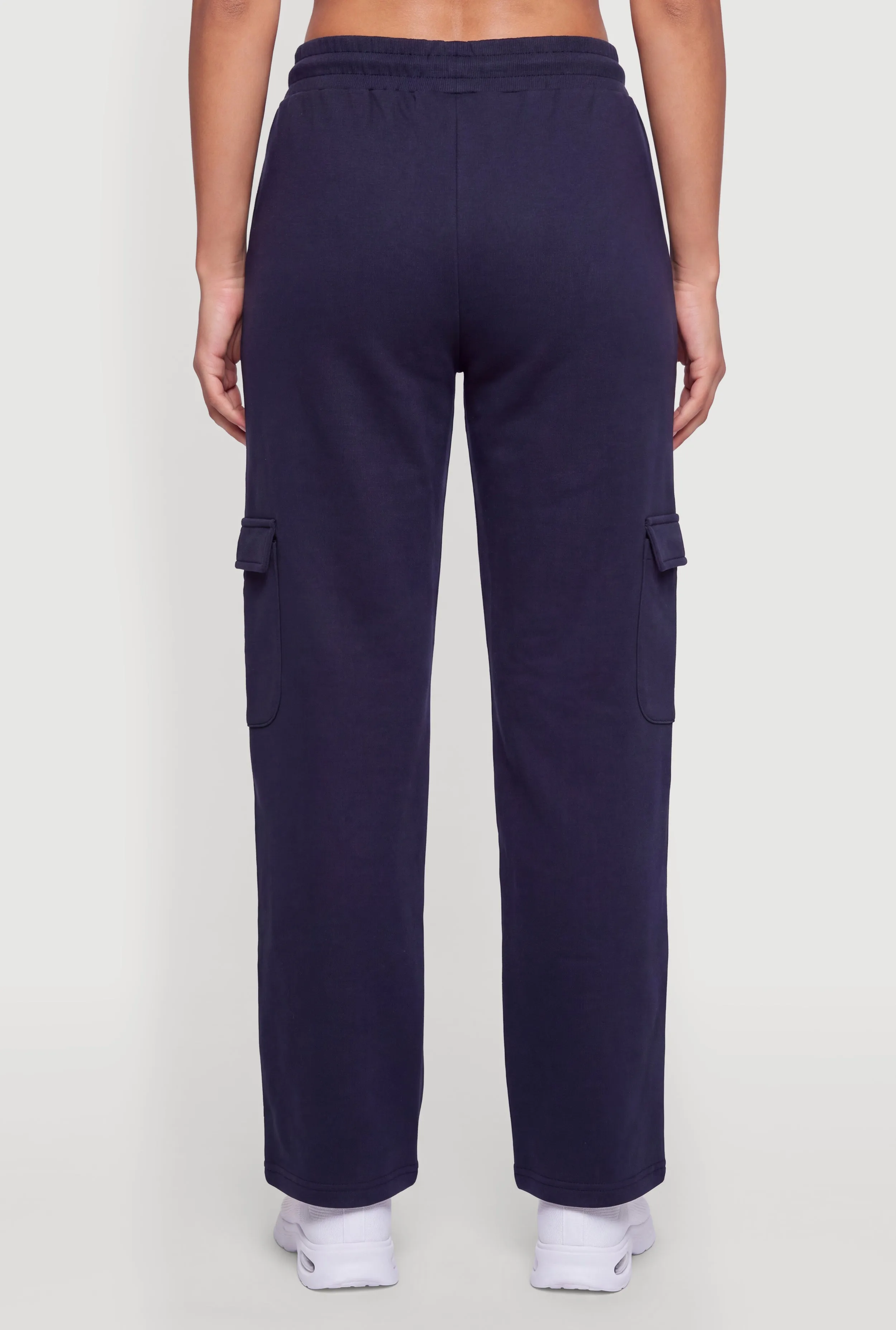 Drawstring Waist Fleece Cargo Sweatpants sold by Rainbow product image thumbnail 5