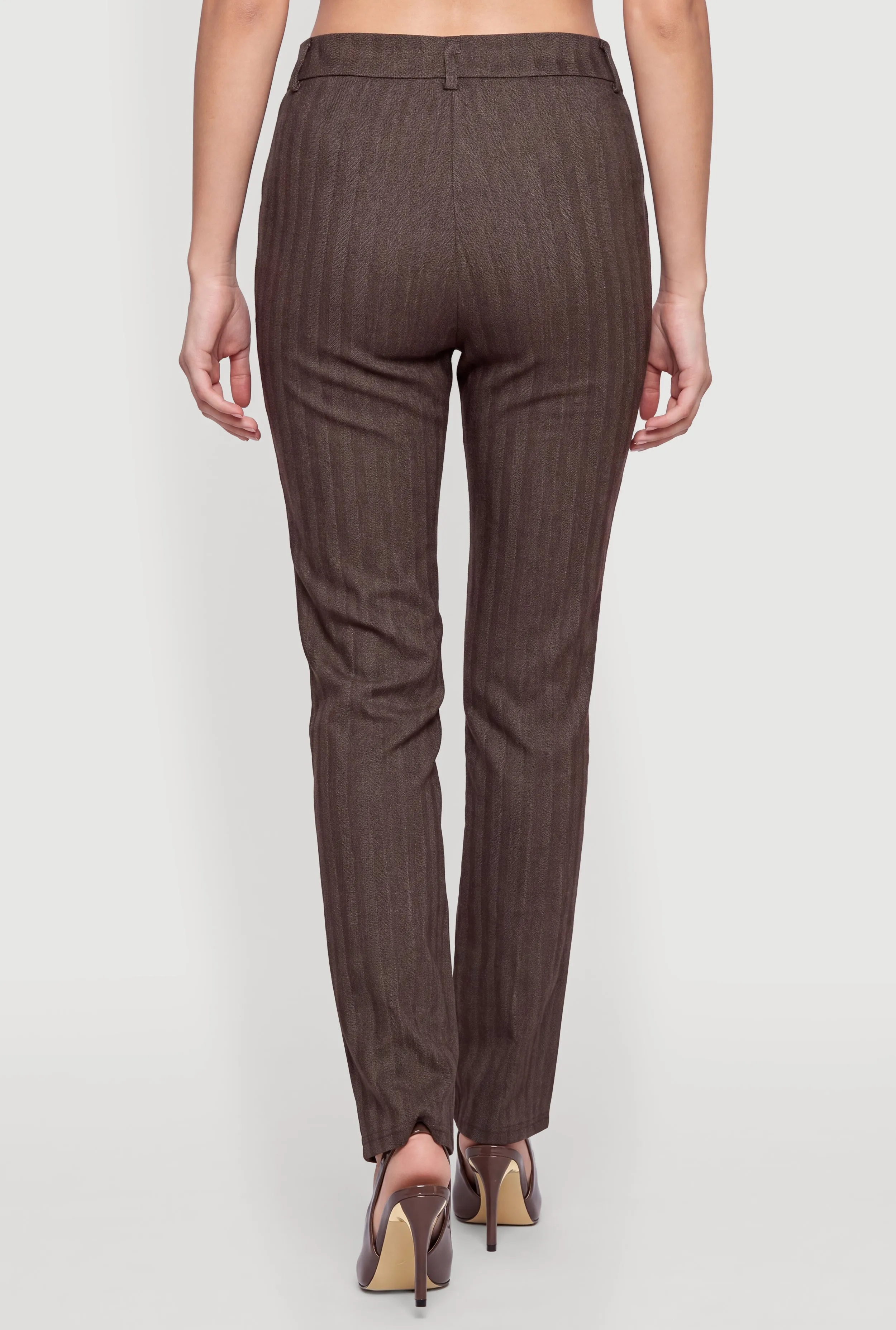 Herringbone Pintuck Detail Dress Pants sold by Rainbow product image thumbnail 5