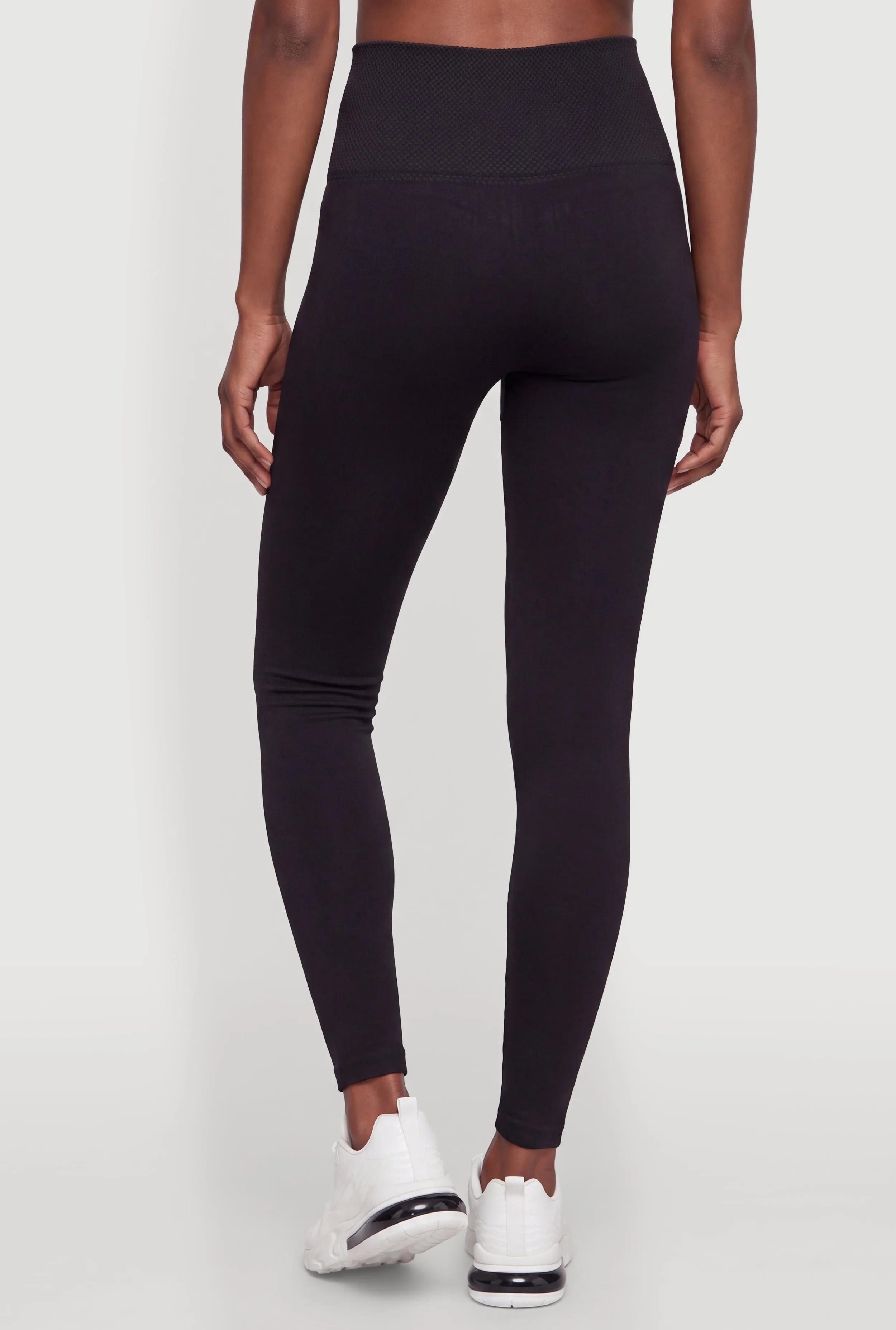 Waffle Knit Waist Fleece Lined Leggings sold by Rainbow product image thumbnail 5
